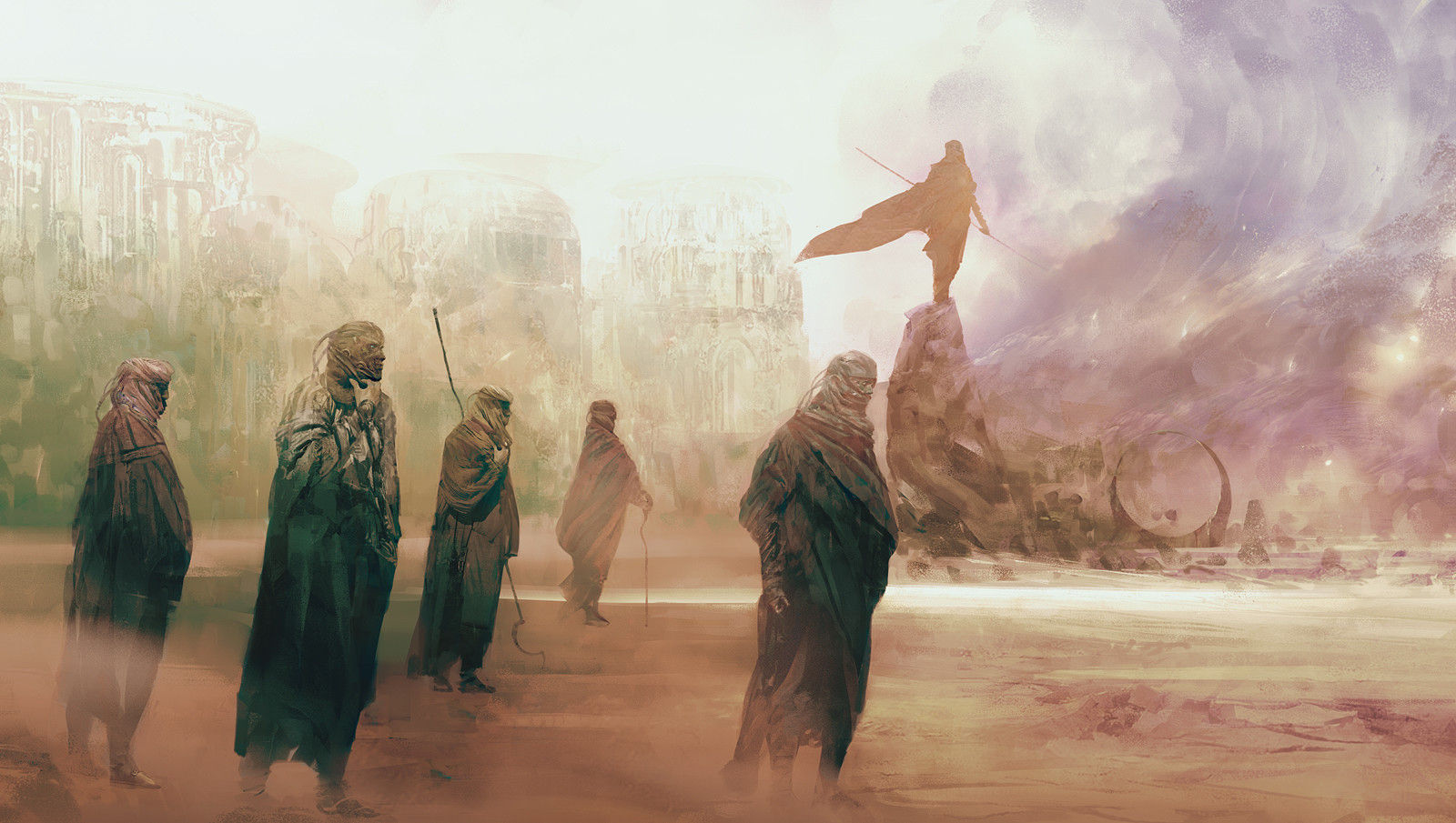 Wallpaper #3YJFQJMB0GiFKesMK8Bn67 Dune Inspired Concept Art by Simon Goinard Concept Art World