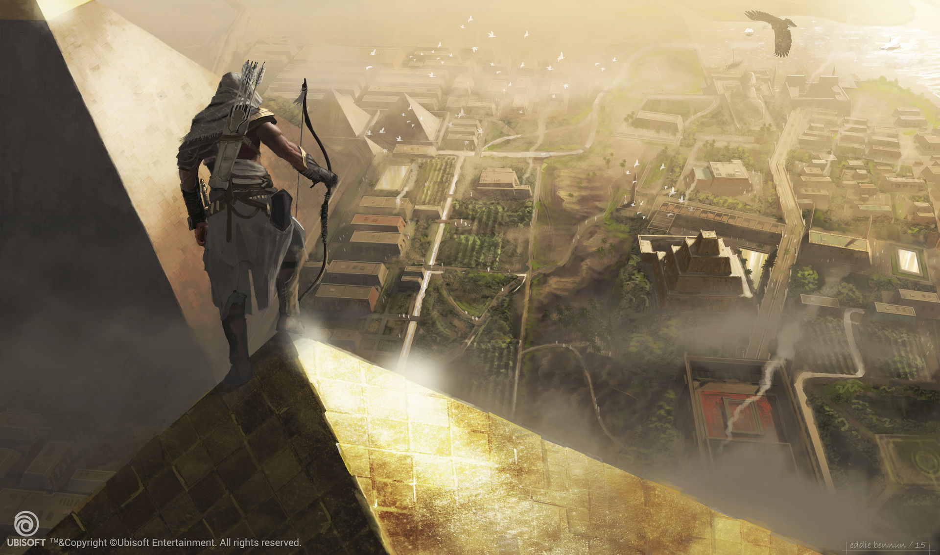 Wallpaper #DWdW85IBSpphPi3-jHVH148 Assassins Creed Origins Concept Art by Eddie Bennun Concept Art World