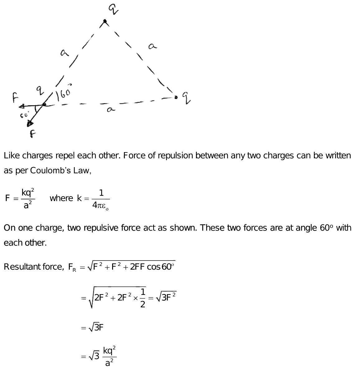 Wallpaper #83ca7 Solved 7 Three Charges Are Located at the Corners of an Cheggcom