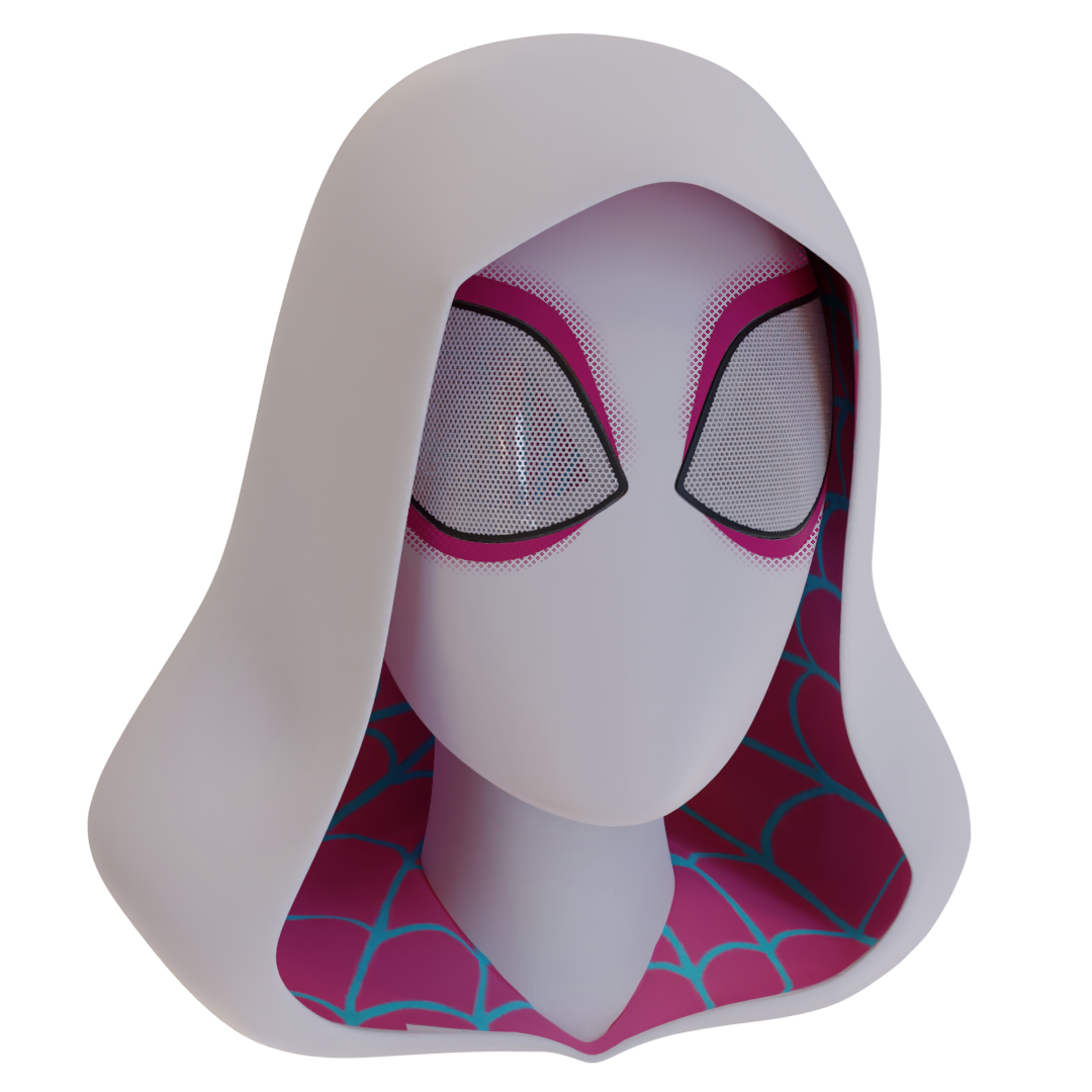 Wallpaper #D_QkOpMBKFX8bn3rd3iD6 Across the Spider Verse Ghost Spider Spider Gwen Faceshell Mars Studios