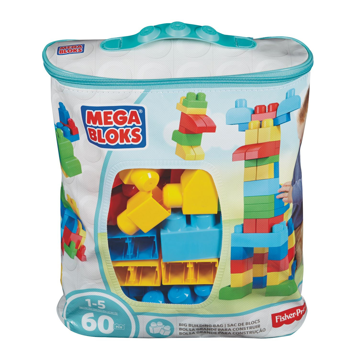 Wallpaper #634d6 Mega Bloks First Builders Big Building Bag with Big Building Blocks