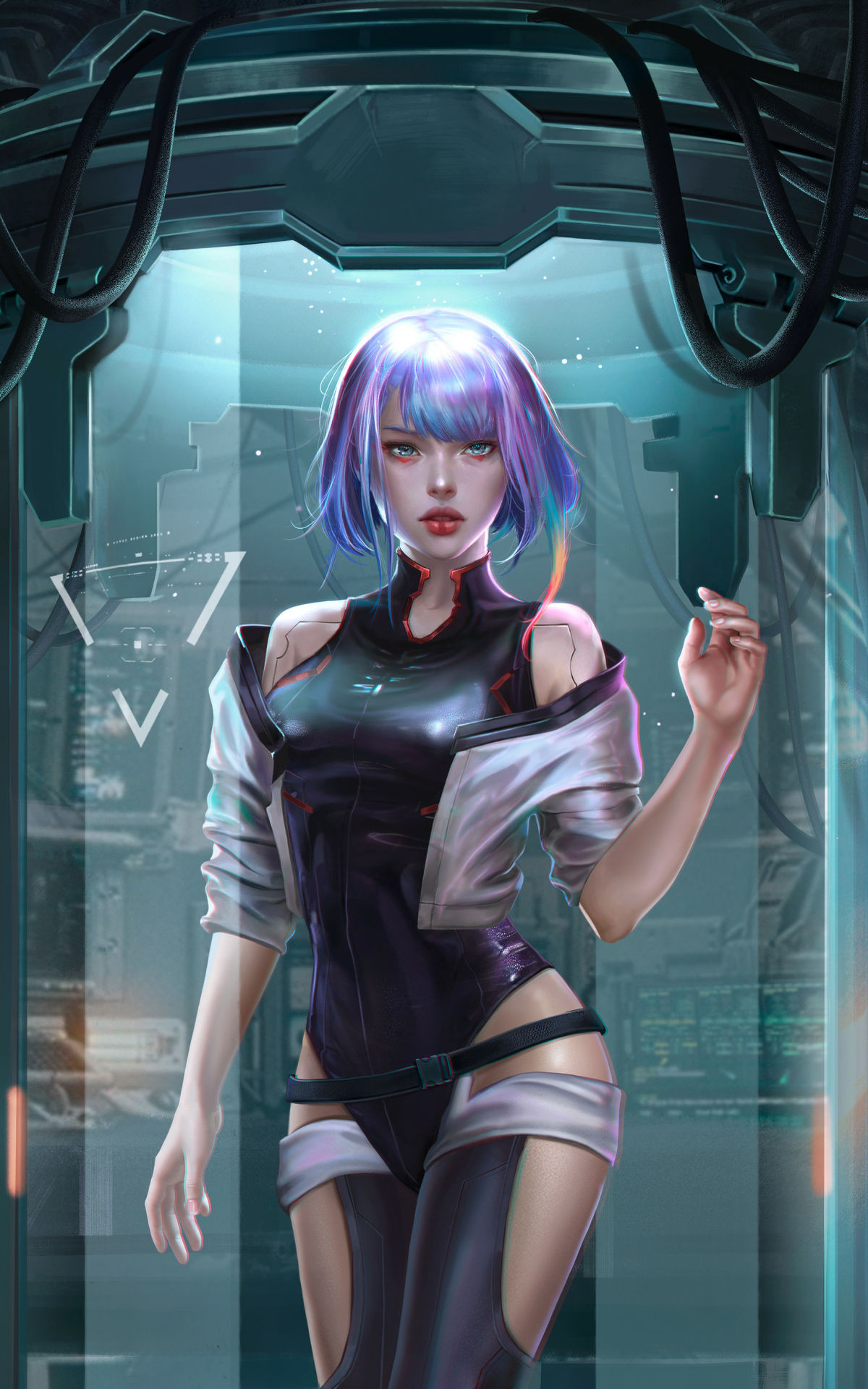 Wallpaper #Nsn-jpcB-VVLIetlVmtC29 1200x1920 Resolution Lucy 4K Art Cyberpunk Edgerunners 1200x1920