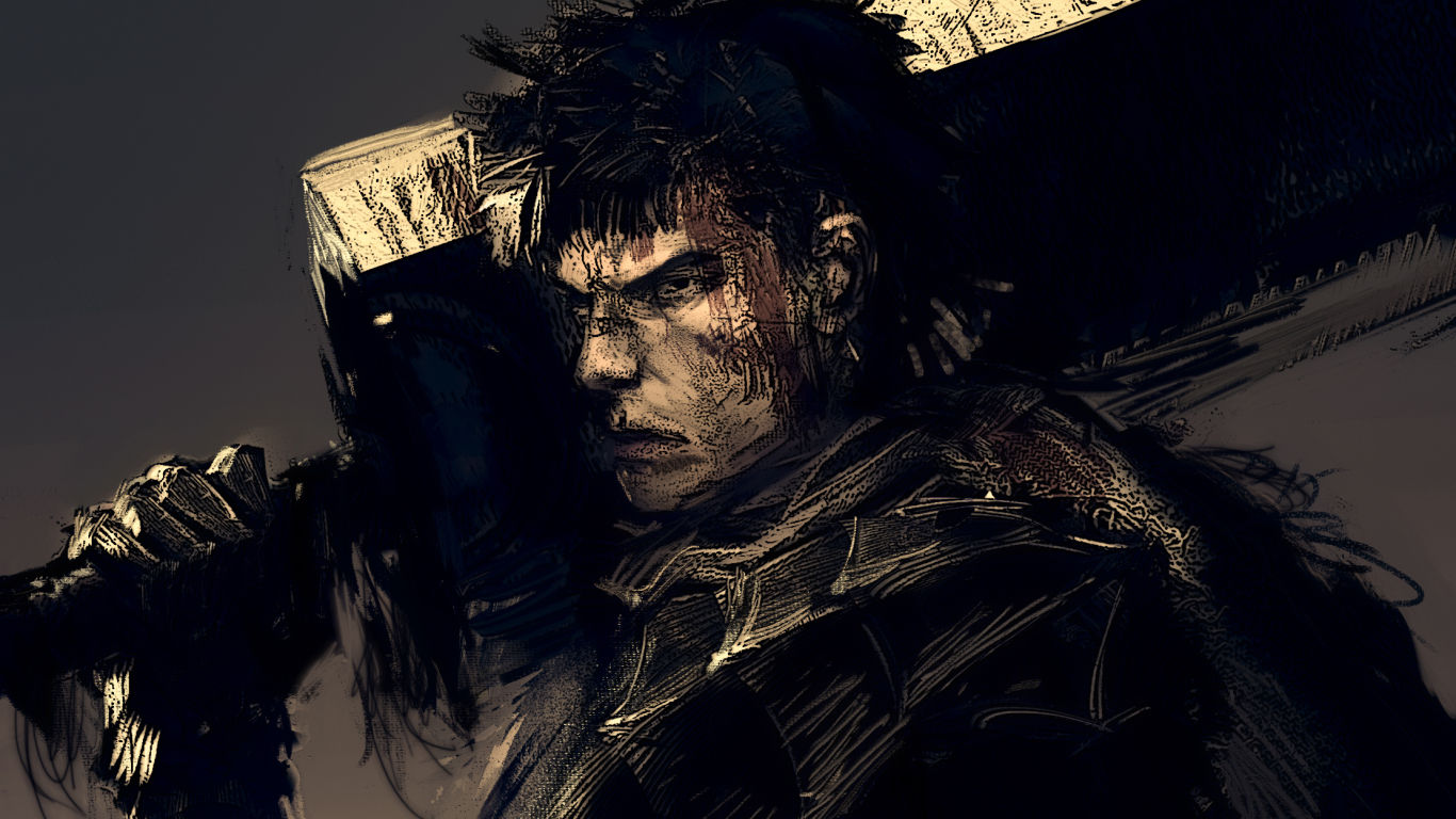 Wallpaper #NWde85IBSpphPi3-cHVJ384 1366x768 Resolution Berserk Cool Digital Art 22 1366x768 Resolution