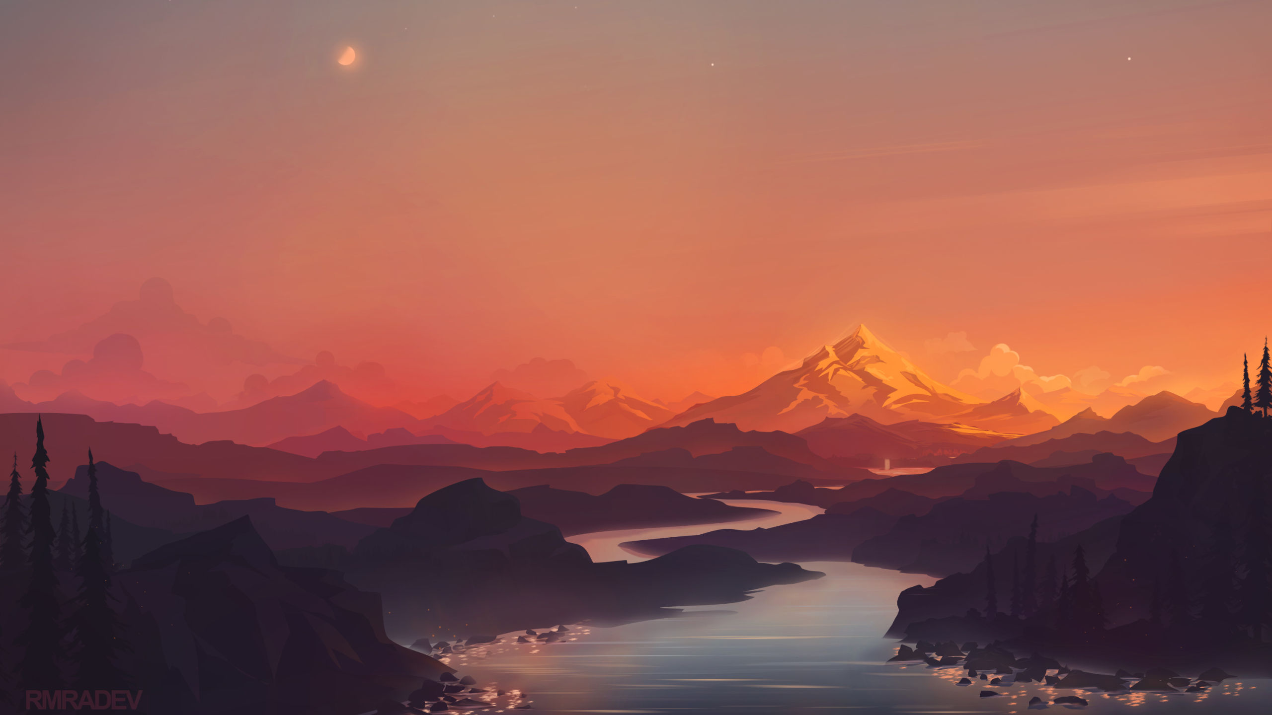 Wallpaper #8-_uTJMBMN-XEVvVaD7X102 2560x1440 Resolution Beautiful Cool Mountains HD 1440p Resolution