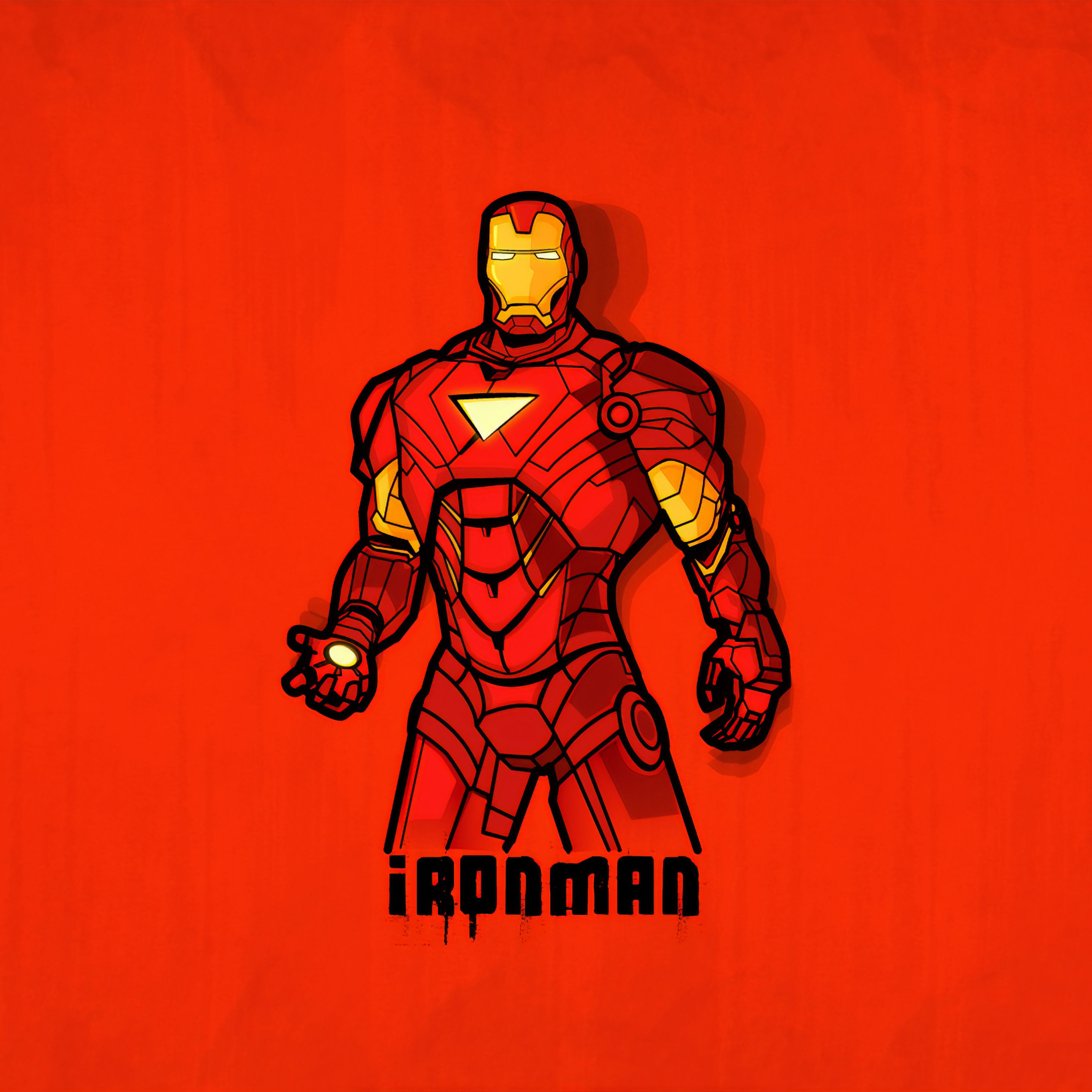 Wallpaper #SSx7SZMB0E1QgA7waPMx66 2932x2932 Resolution Minimalist Iron Man iPad Pro Retina Display