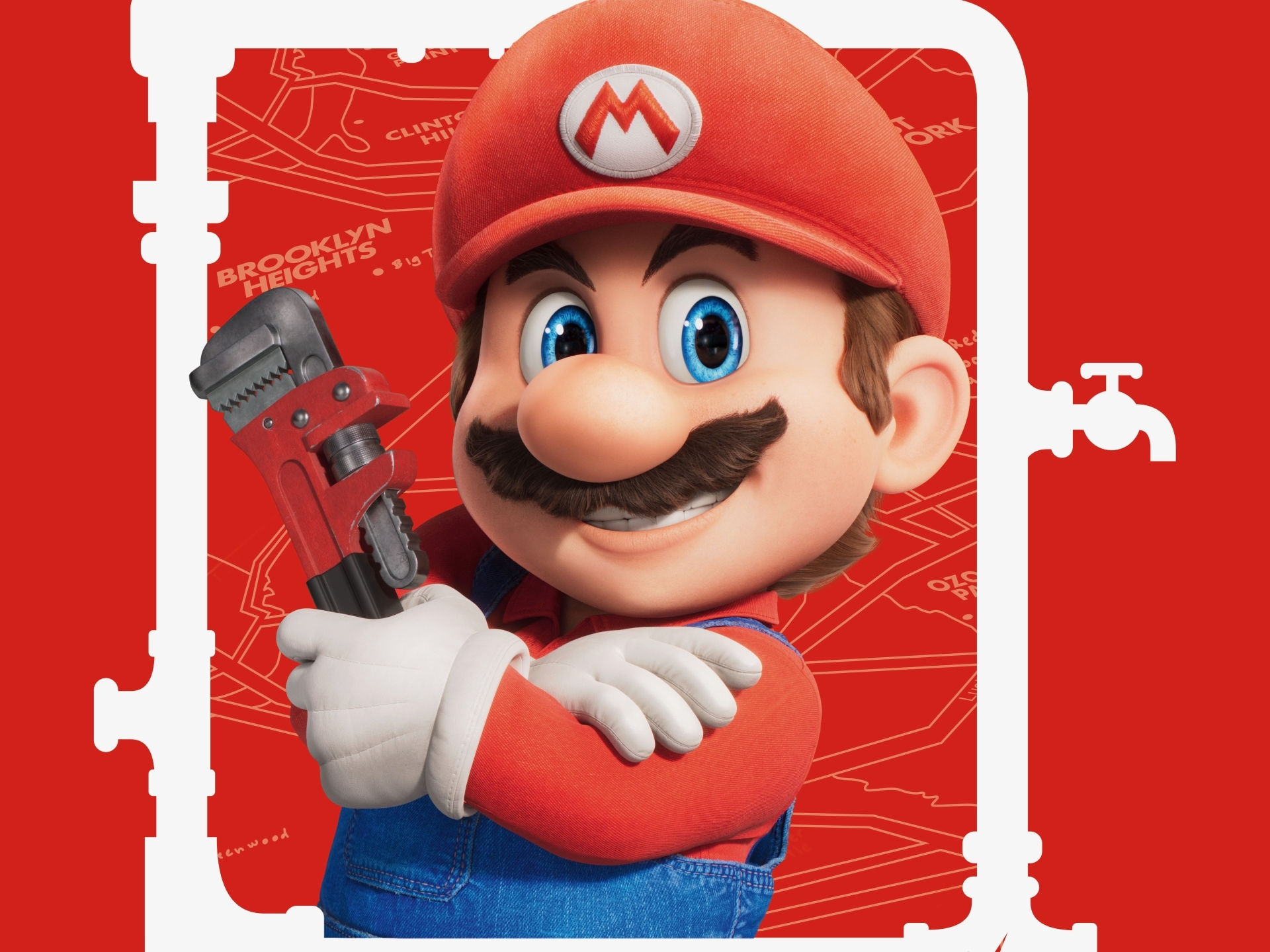 Wallpaper #amfy8JIBSpphPi3-omnI145 2316x1080 Resolution Mario in Super Mario Bros Movie 2023 2316x1080
