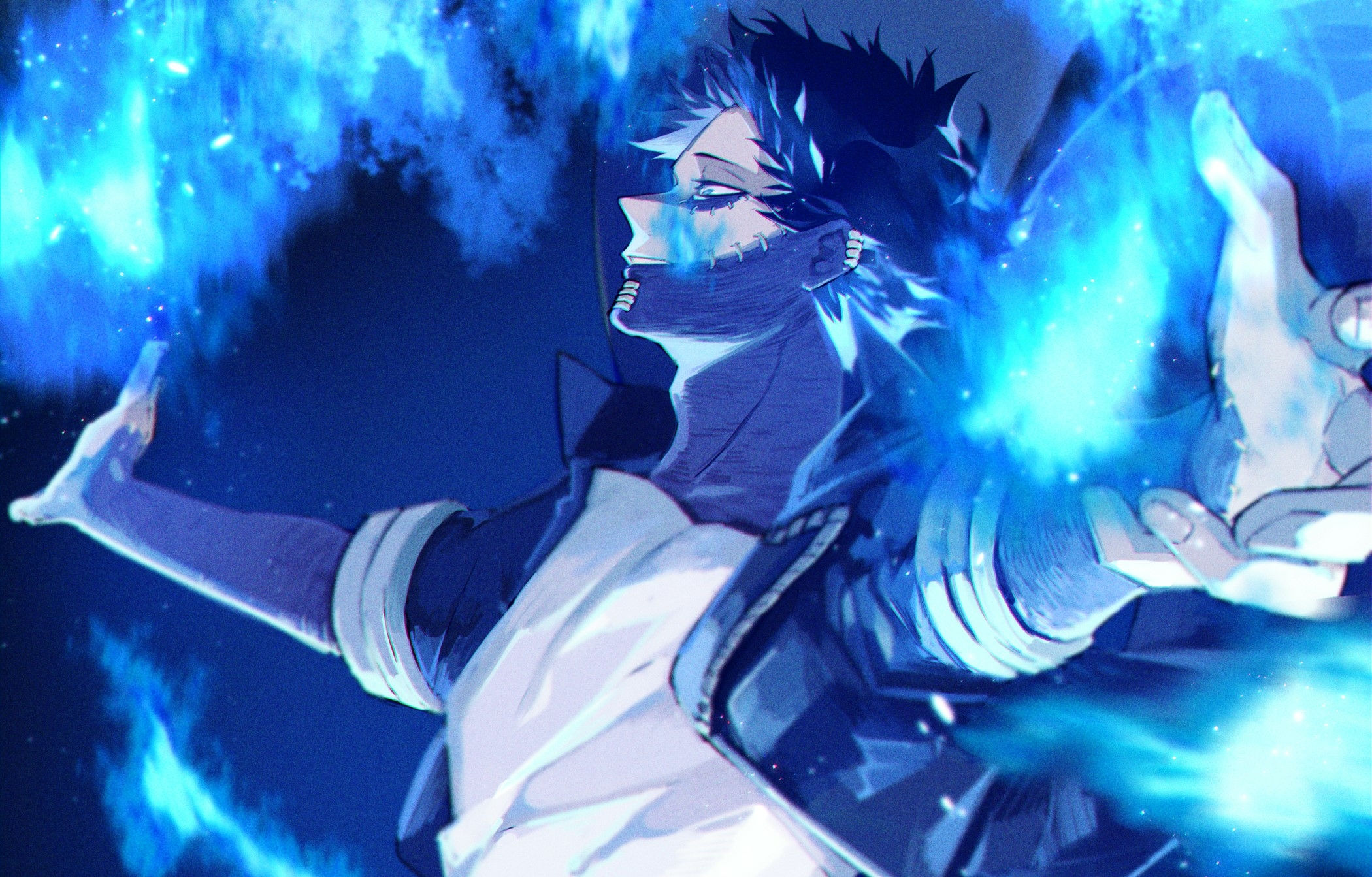 Wallpaper #DZ27ZJcBkAG5jTCH-LFh56 My Hero Academia HD Dabi Digital Art Wallpaper HD Anime 4K Wallpapers