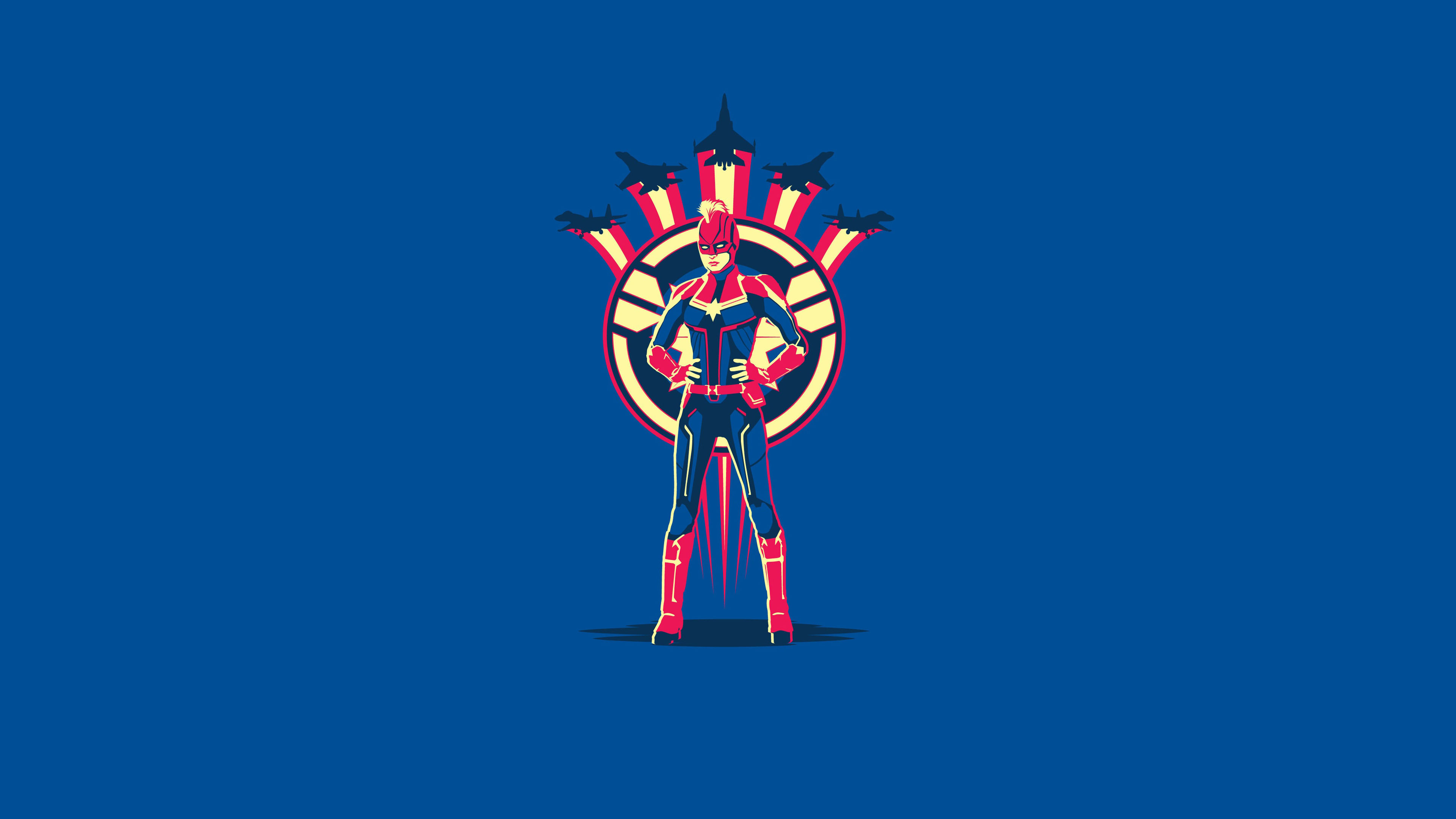 Wallpaper #cmjzE5MBSpphPi3-IQJQ165 Captain Marvel 4K Art Wallpaper HD Minimalist 4K Wallpapers Images