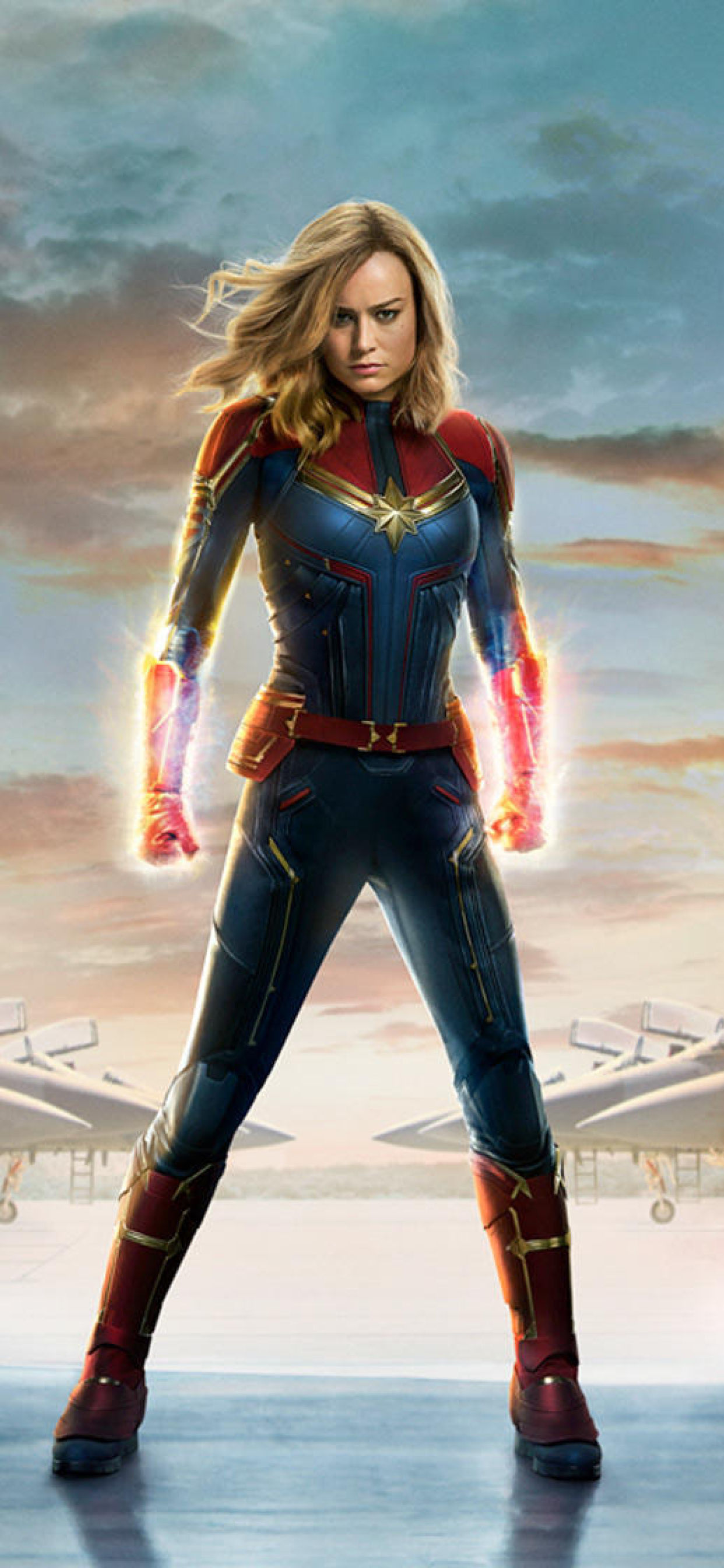 Wallpaper #4B1nKpMBlOZrFDOktMNj247 1242x2688 Resolution Captain Marvel 2019 Movie Official Poster iPhone