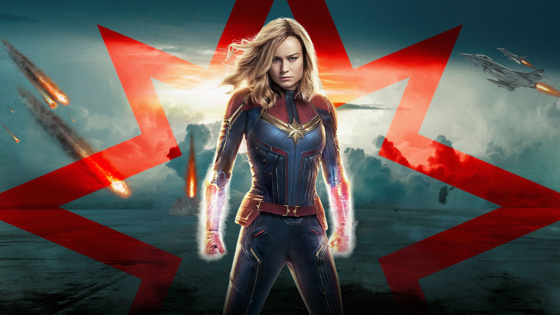 Wallpaper #m0XnpI4B7YBJg1BVxaUq3 1920x1080 Resolution Captain Marvel 2019 Movie 1080p Laptop Full HD
