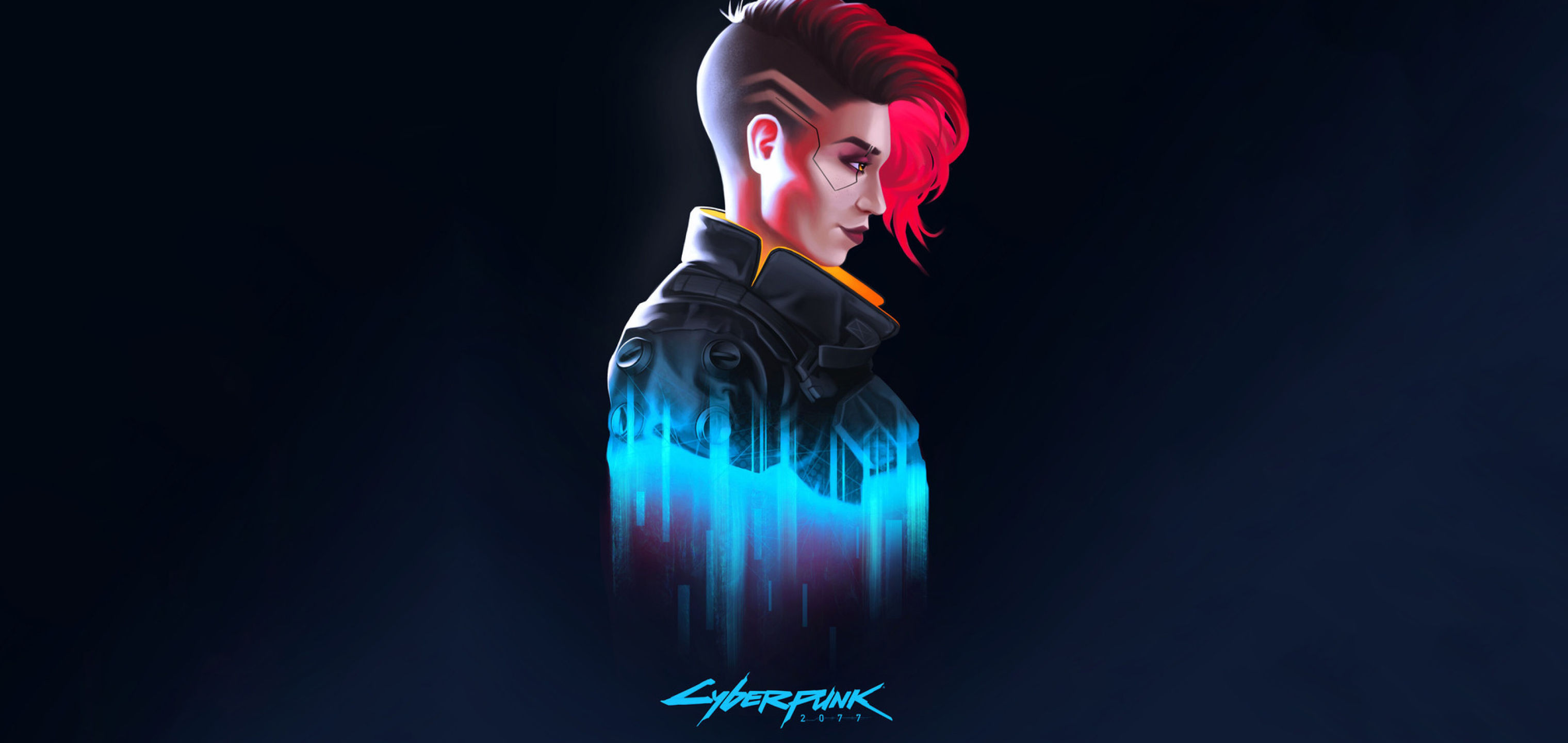 Wallpaper #kWdXCJMBSpphPi3-_sra338 3040x1440 Resolution Cyberpunk 2077 Female V Minimalist 3040x1440