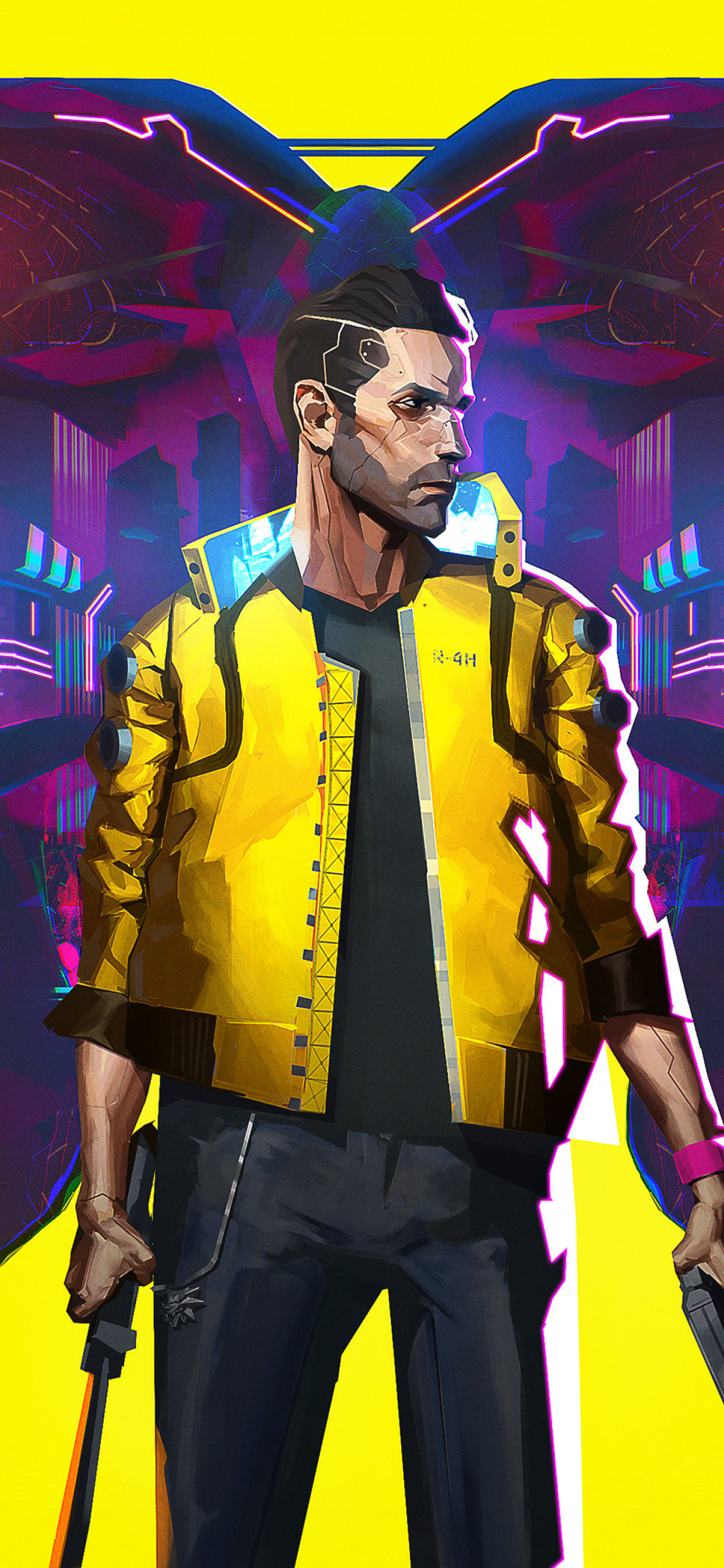 Wallpaper #GRlDBI8BtGB6xQ78Q04r50 1242x2688 Resolution Cyberpunk 2077 Illustration 2020 iPhone Xs Max