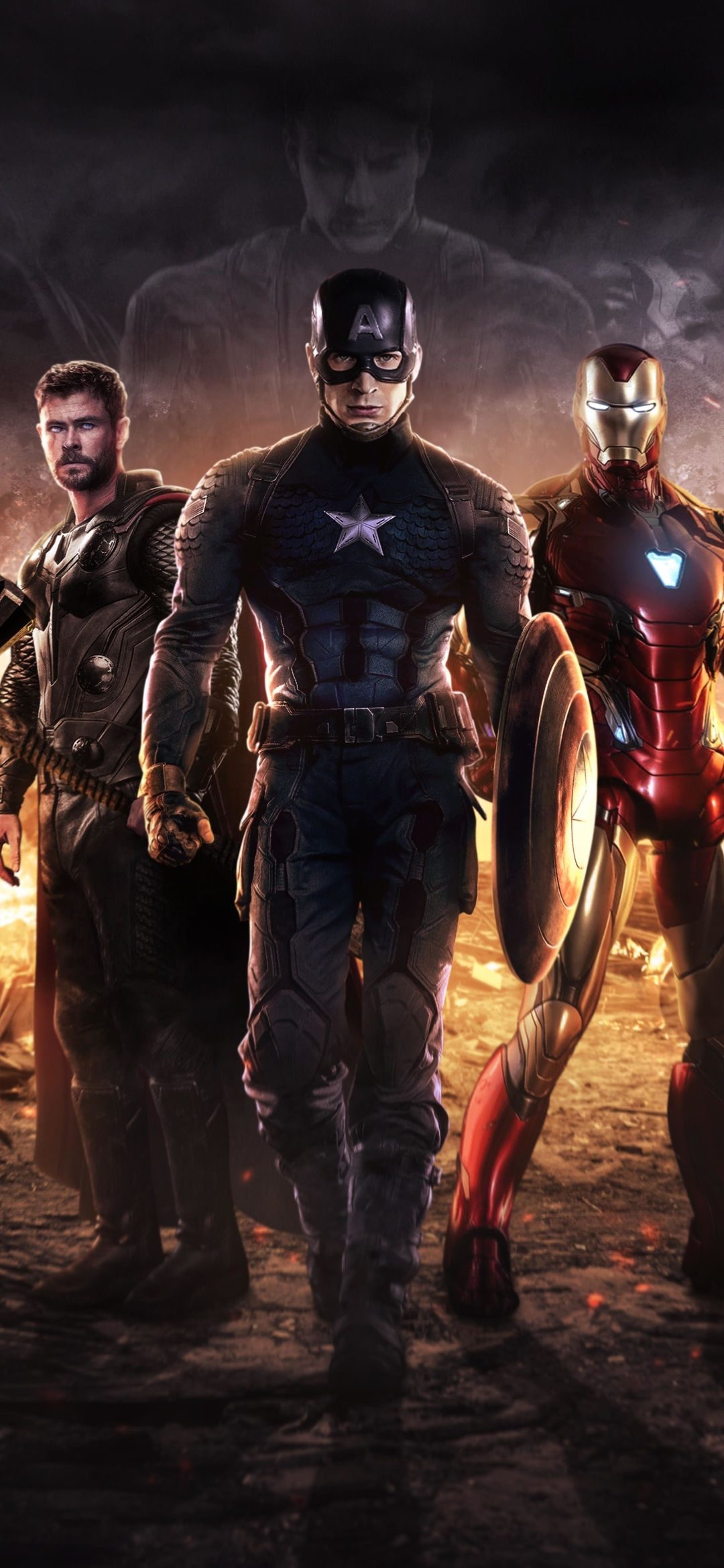 Wallpaper #K6WVOJMBVBiSkHCaqY6z304 1080x2340 Resolution Captain America Iron Man Thor Avengers 1080x2340