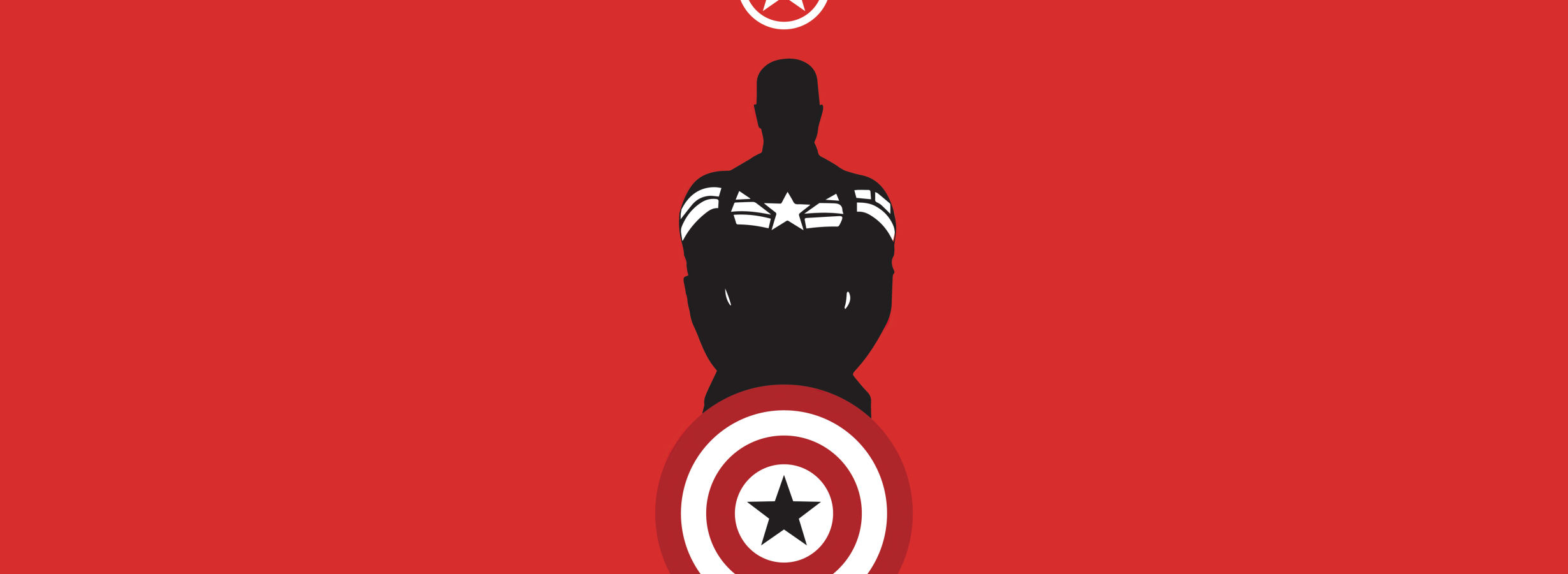 Wallpaper #JDHWNZMB5zzyi_yYm1im490 2460x900 Captain America 4K Minimalist 2460x900 Resolution Wallpaper