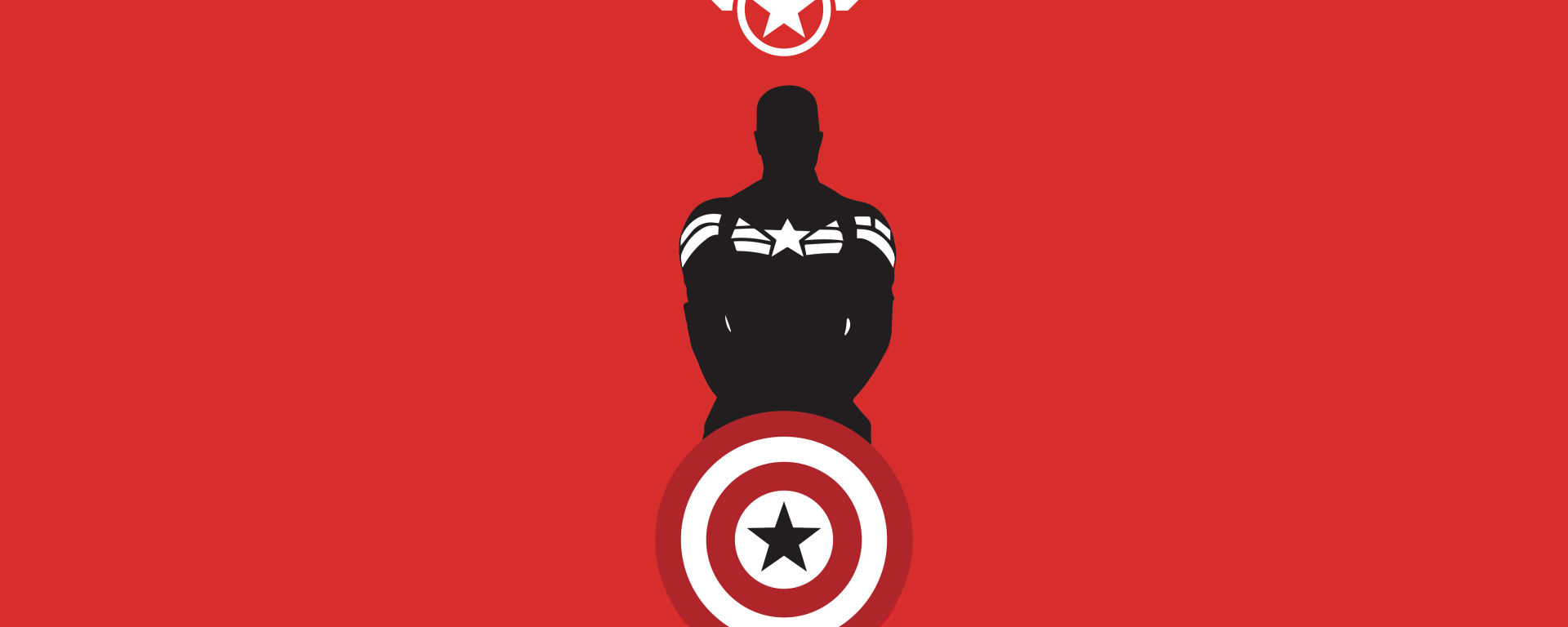 Wallpaper #JDHWNZMB5zzyi_yYm1im489 1920x768 Resolution Captain America 4K Minimalist 1920x768 Resolution