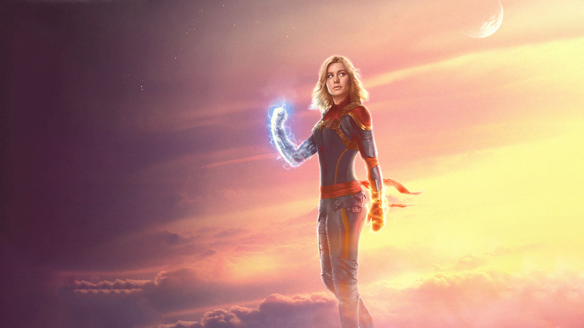 Wallpaper #m0XnpI4B7YBJg1BVxaUq38 1920x1080 Resolution Captain Marvel Teaser Poster Art 1080p Laptop Full