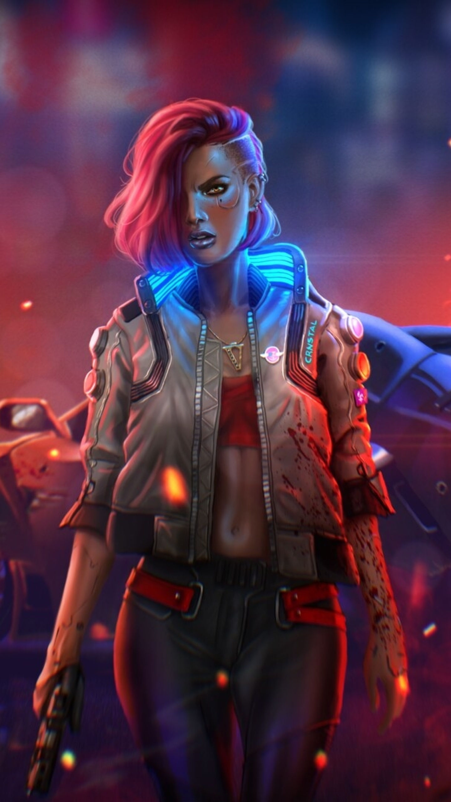 Wallpaper #UkVelo4B7YBJg1BVGqCi43 1440x2560 Cyborg Cyberpunk 2077 Digital Fan Art Samsung Galaxy S6s7