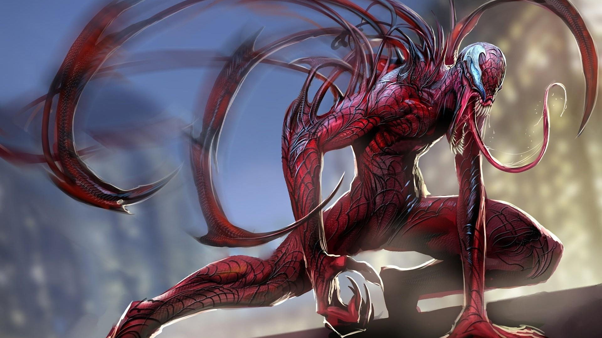 Wallpaper #Hn3D8Y4Bnwiau_P6SApZ9 1920x1080 Resolution Carnage Spider Man Language 1080p Laptop Full HD