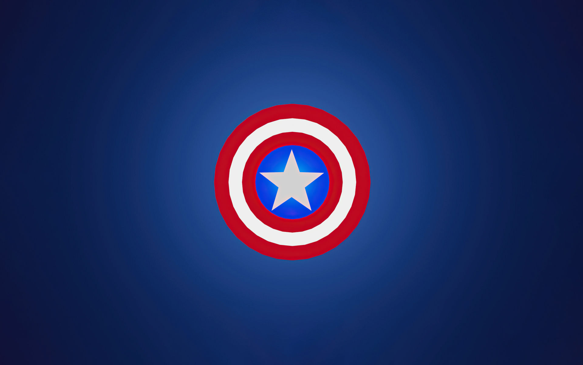 Wallpaper #E0VBnI4B7YBJg1BV76Kz54 Captain America's Shield in a Minimalist Design