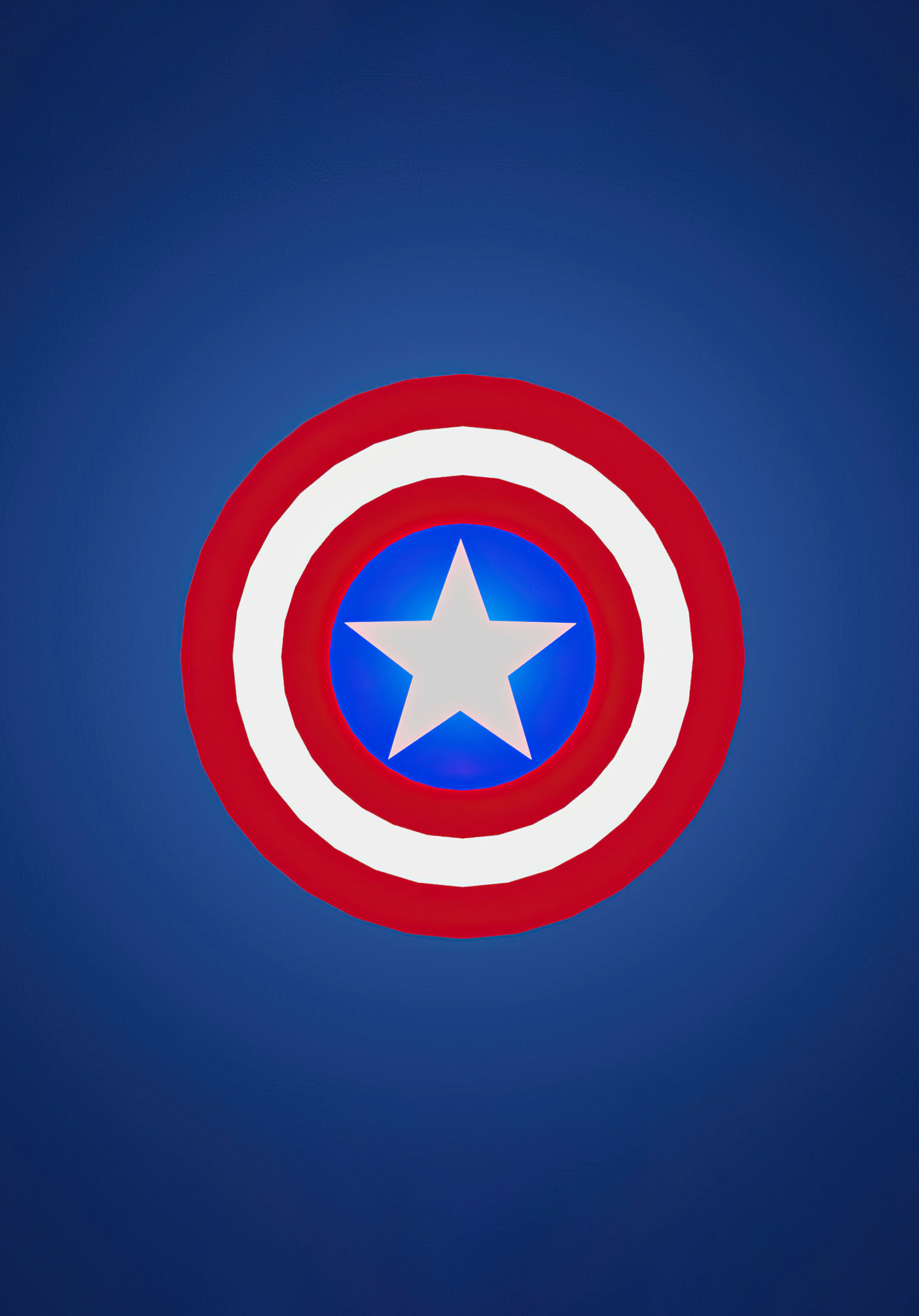 Wallpaper #E0VBnI4B7YBJg1BV76Kz21 Captain America's Shield in a Minimalist Design