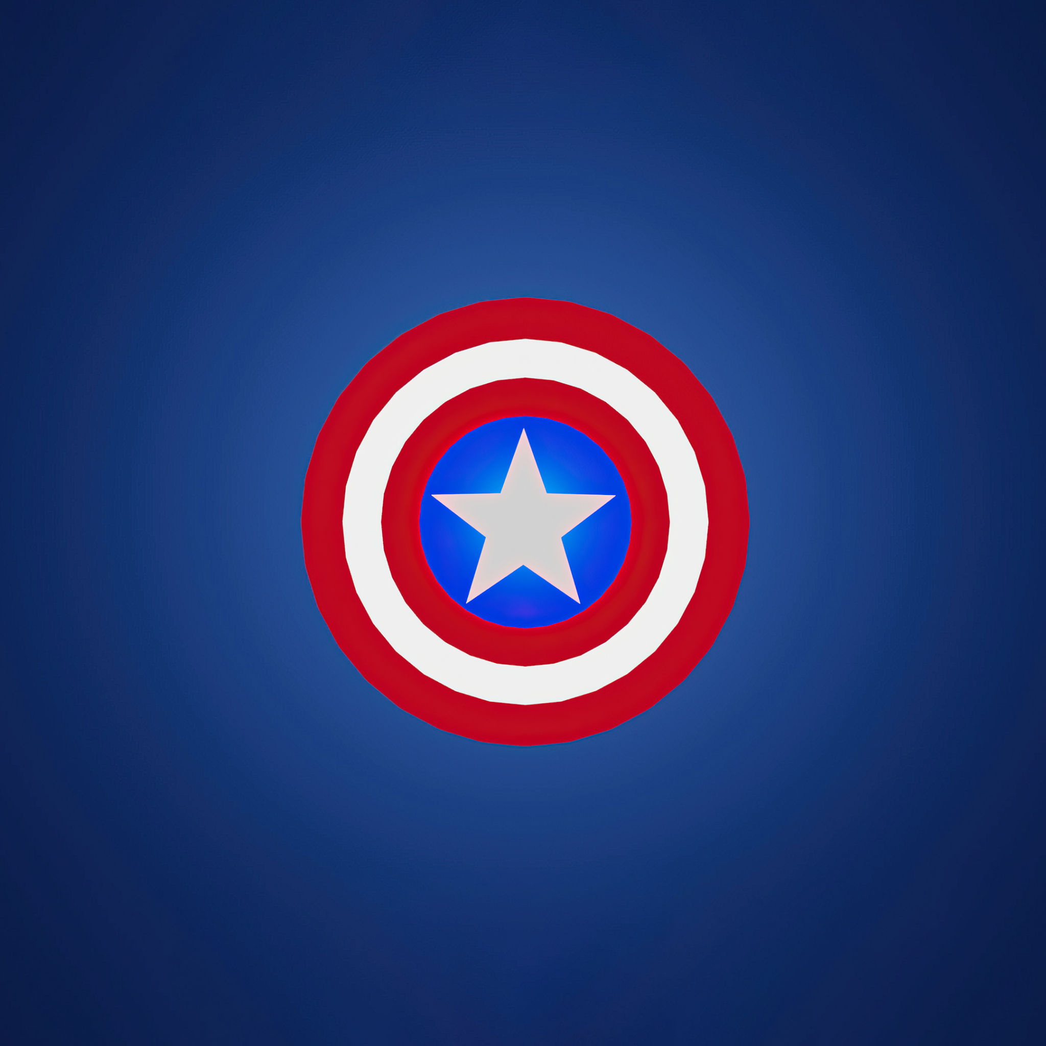 Wallpaper #E0VBnI4B7YBJg1BV76Kz28 Captain America's Shield in a Minimalist Design