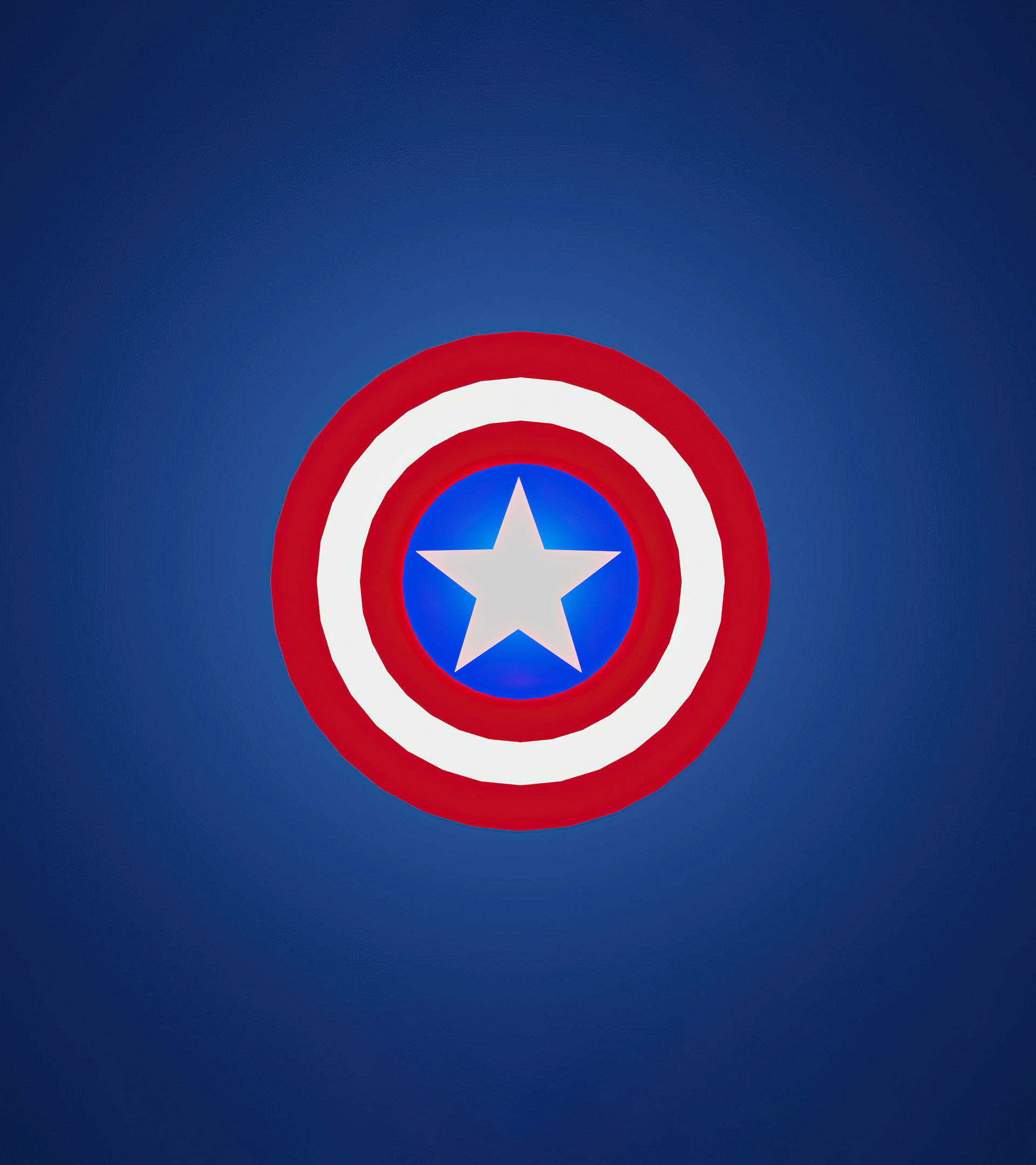 Wallpaper #E0VBnI4B7YBJg1BV76Kz31 Captain America's Shield in a Minimalist Design