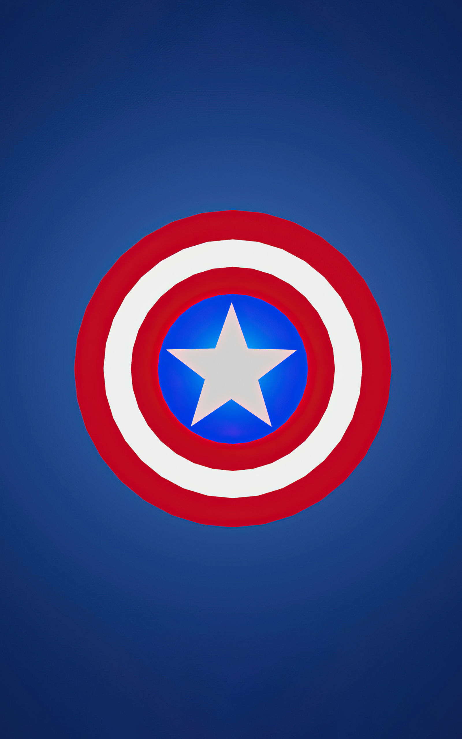 Wallpaper #E0VBnI4B7YBJg1BV76Kz52 Captain America's Shield in a Minimalist Design