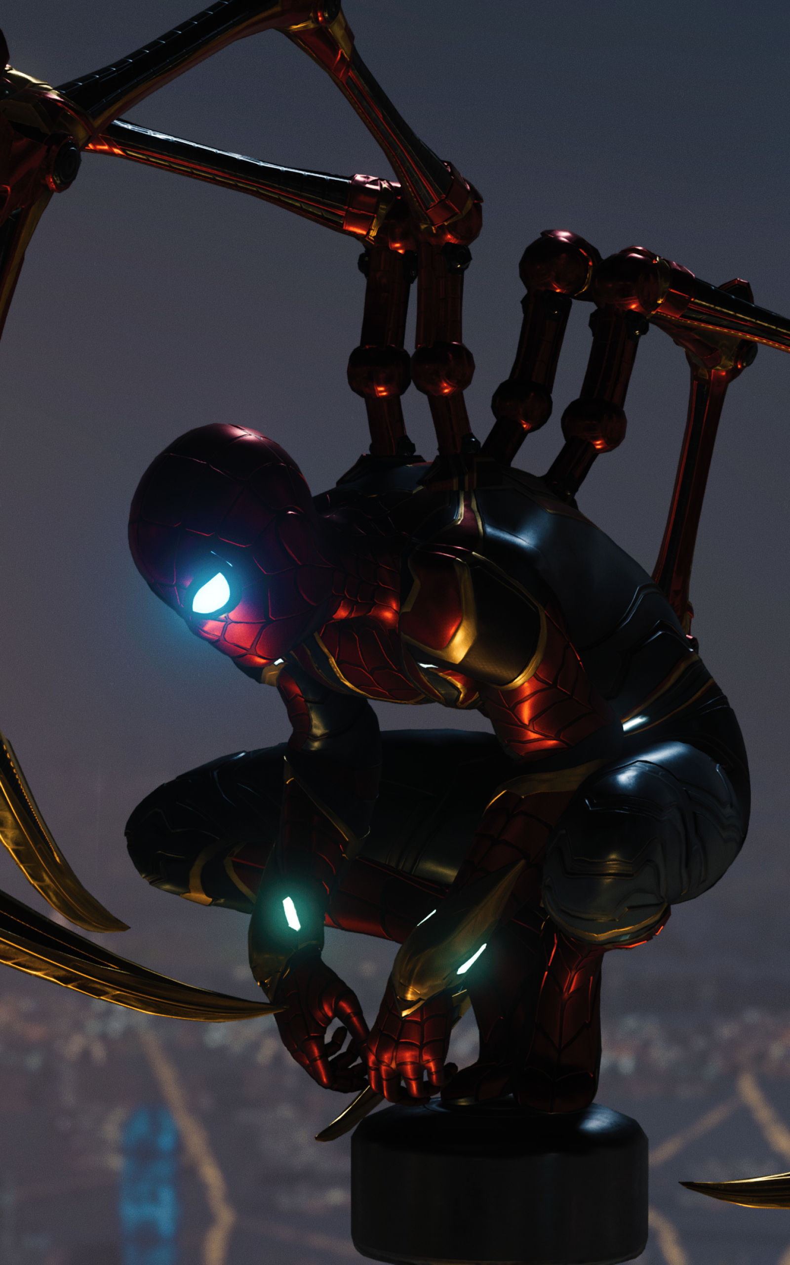 Wallpaper #DXRU0I4B_8f4nGFaRnXf4 1600x2560 Resolution Iron Spider in Spider Man PS4 1600x2560 Resolution