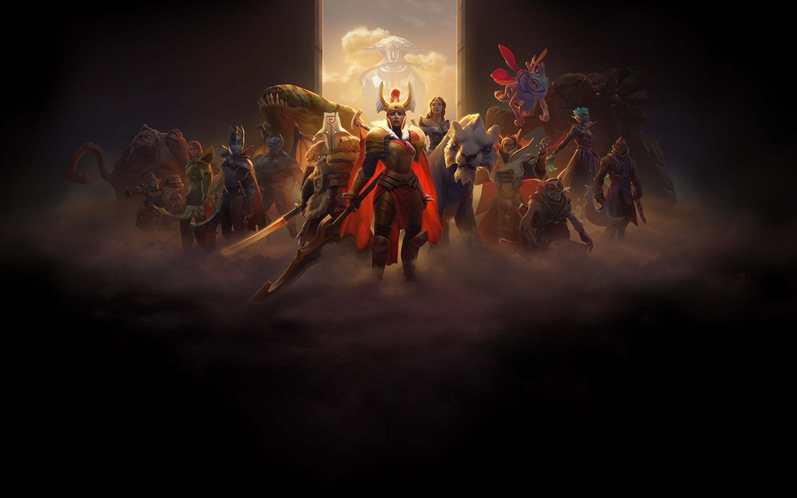 Wallpaper #5d1cd Wallpaper Epic Battle Dota 2 Heroes Night Stalker 4000x2500