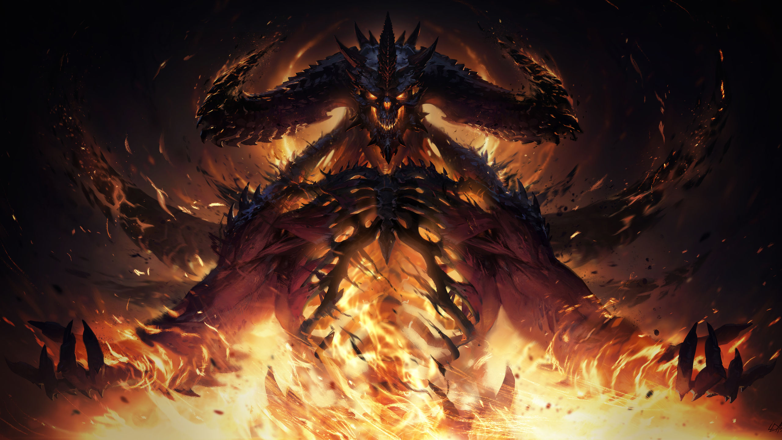 Wallpaper #O30o844Bnwiau_P61gyA17 2560x1440 Diablo Immortal 1440p Resolution Wallpaper HD Games 4K