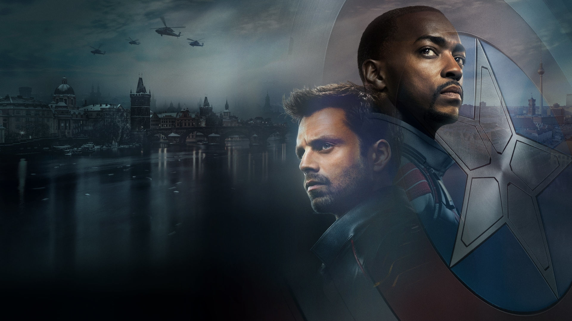 Wallpaper #VDHlNZMB5zzyi_yYsFiQ22 1920x1080 Resolution the Falcon and the Winter Soldier Official Poster