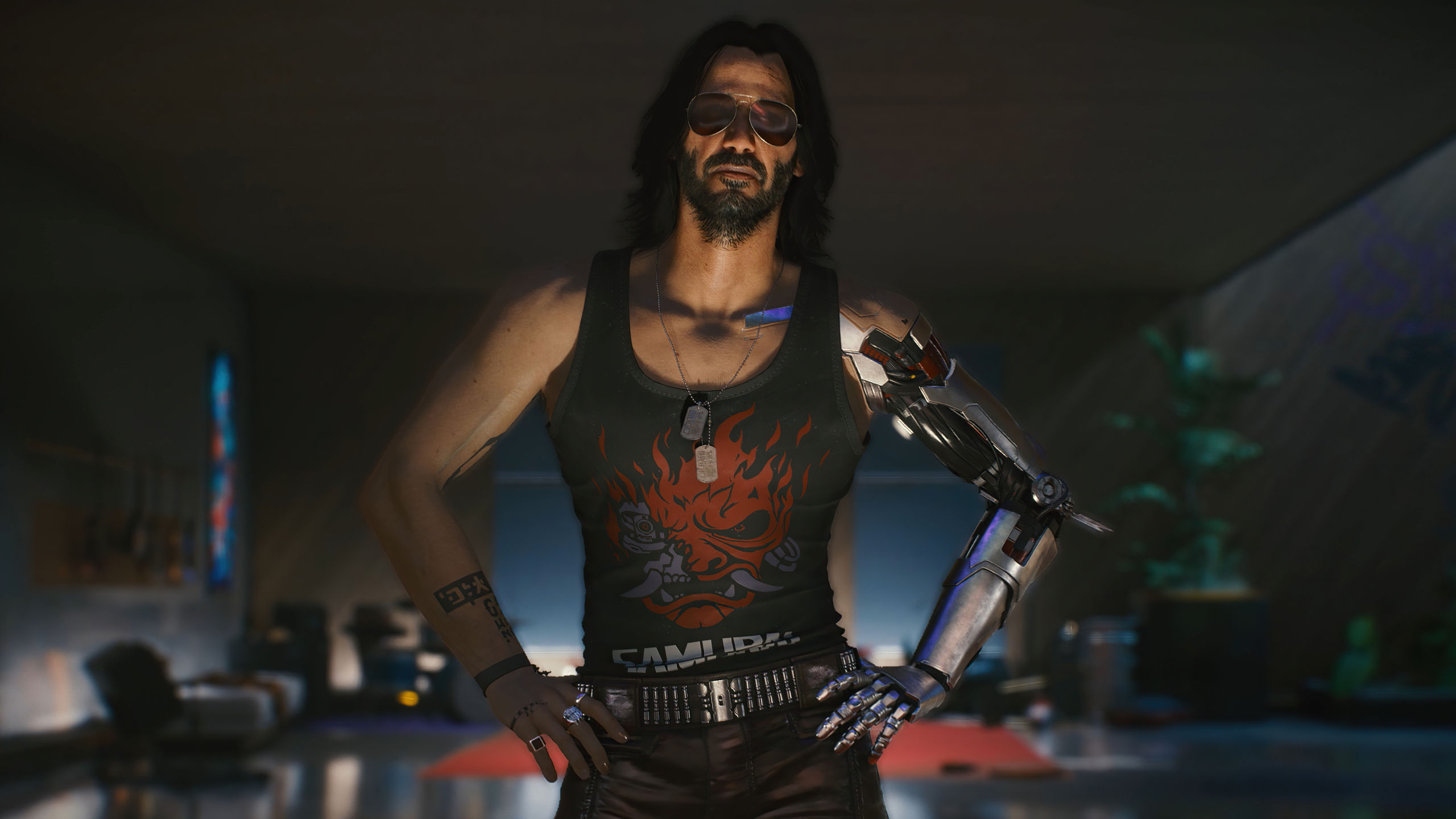 Wallpaper #5mdHEpMBSpphPi3-SfqB116 2560x1440 Johnny Silverhand Aka Keanu Reeves in Cyberpunk 2077 1440p Images