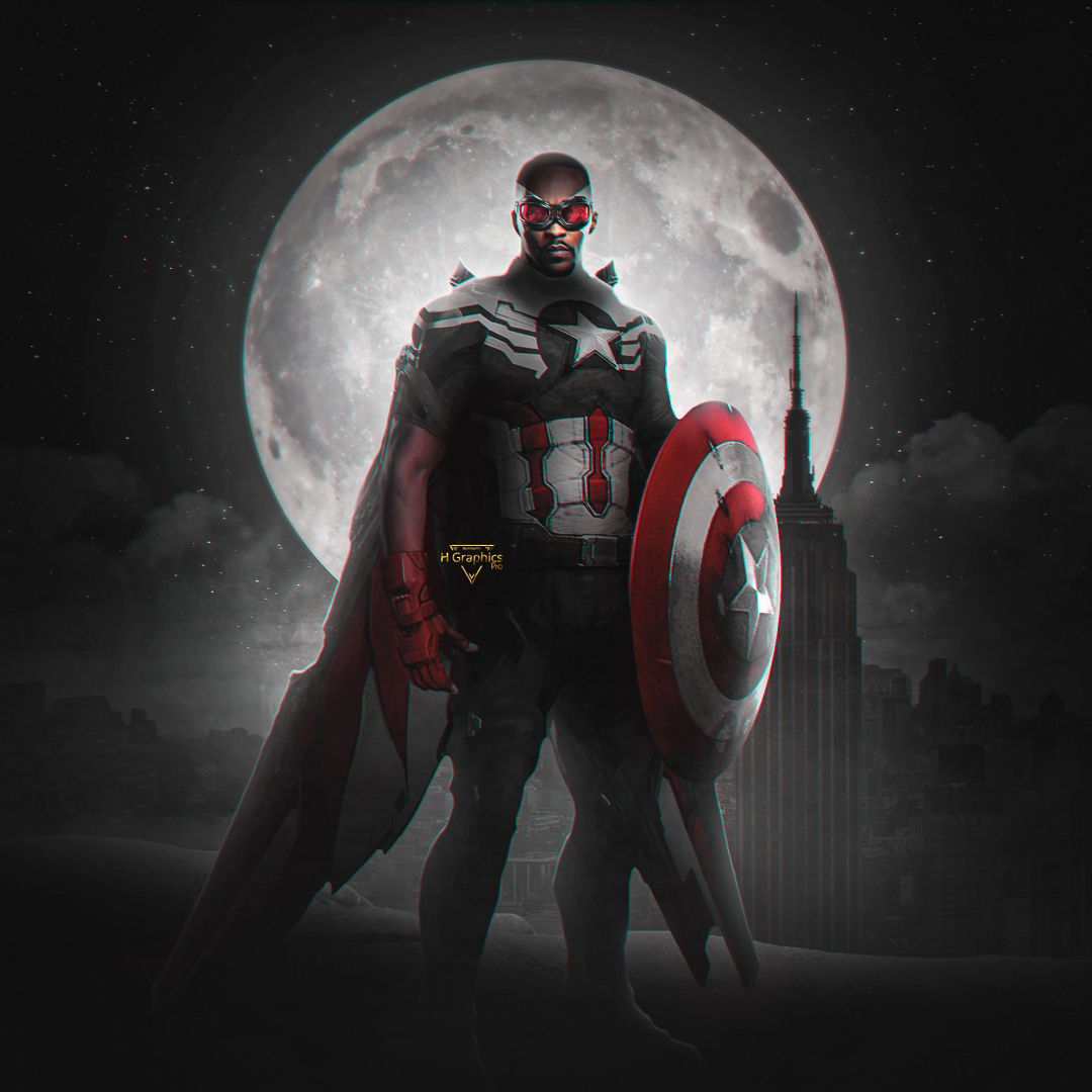 Wallpaper #PUVHjI4B7YBJg1BVJpyH37 1080x1080 Resolution Falcon the New Captain America 1080x1080