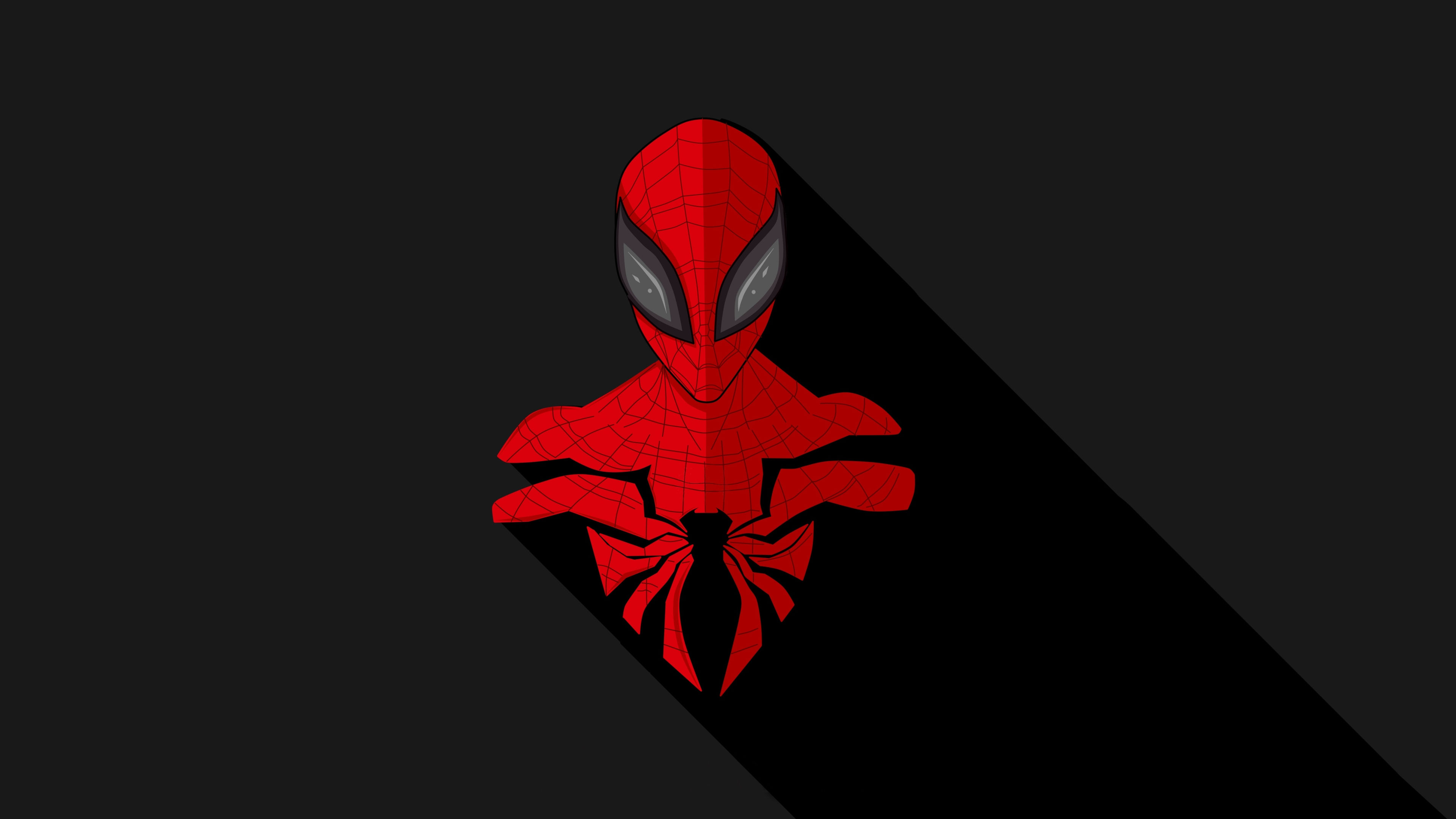 Wallpaper #8ABz4I4BSdW8dNoulQpf38 3840x2160 Resolution Spider Man Dark Minimal Avengers 4K Wallpaper