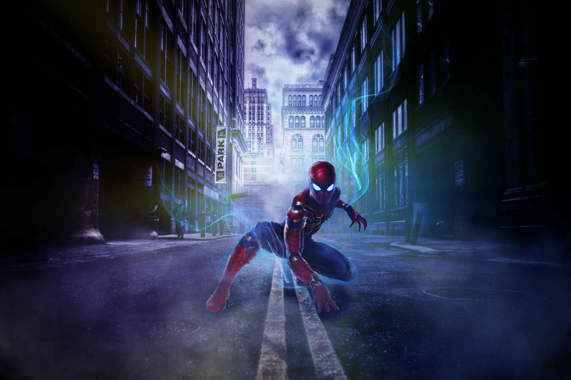 Wallpaper #uQCN7I4BSdW8dNoubhSP42 1280x72020 Spider Man Adventure in the Dark Streets 1280x72020