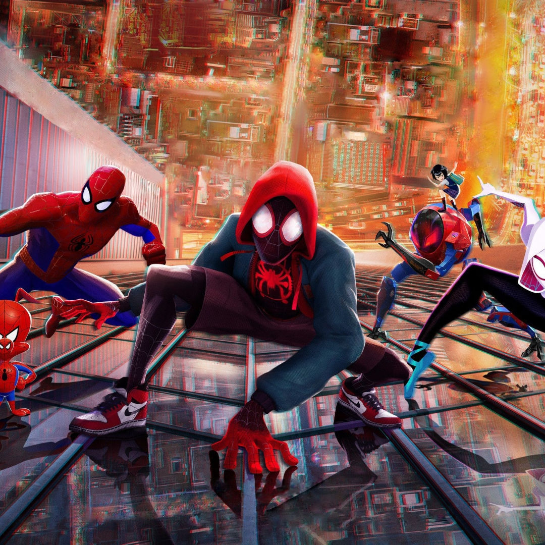 Wallpaper #-xloDo8BtGB6xQ78kVlE48 1080x1080 Resolution Spider Man into the Spider Verse 2018 Movie