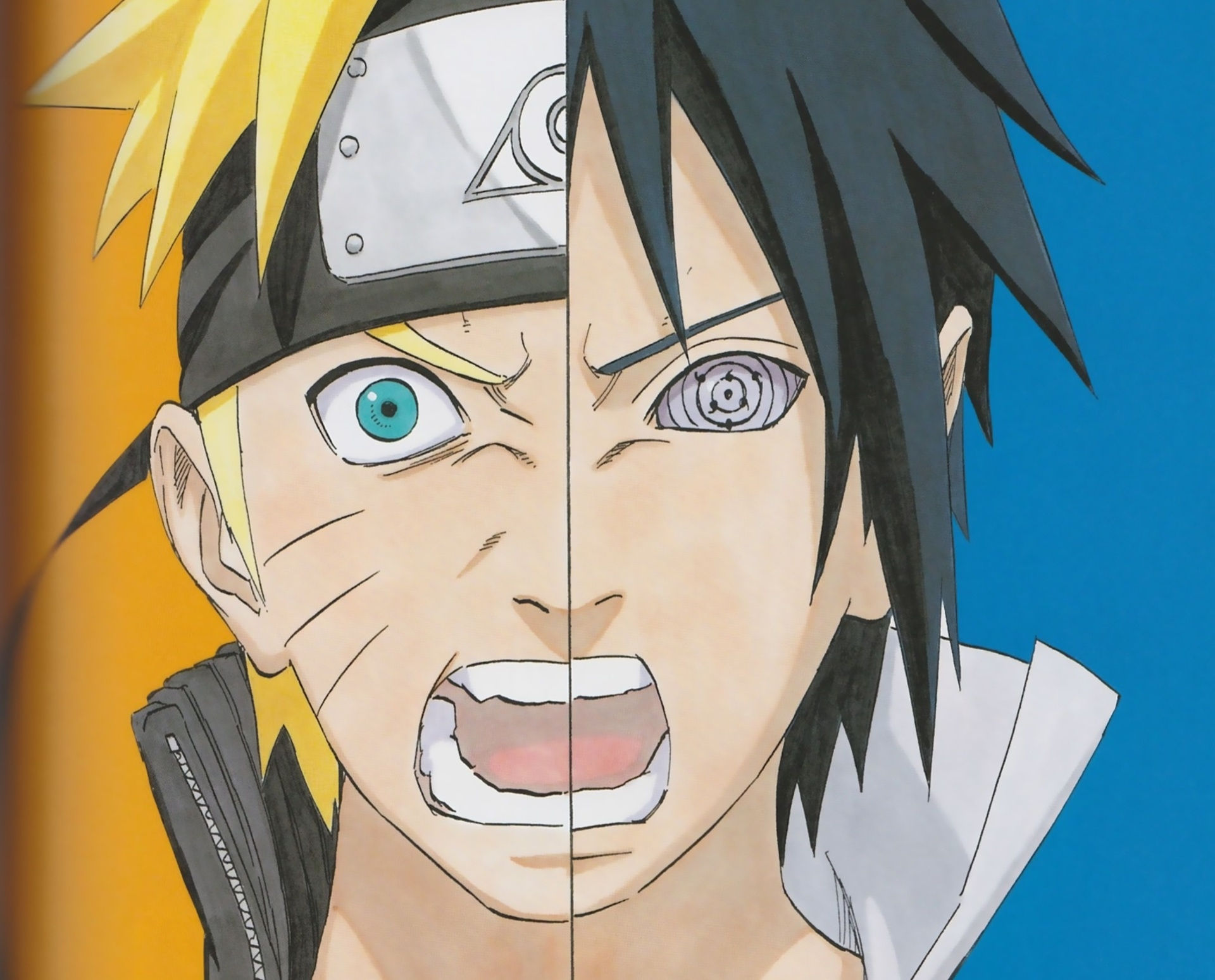 Wallpaper #W-qqVpMBlwTYPL18_hDg425 7680x4320 Resolution Sasuke Uchiha and Naruto Uzumaki 8k Wallpaper