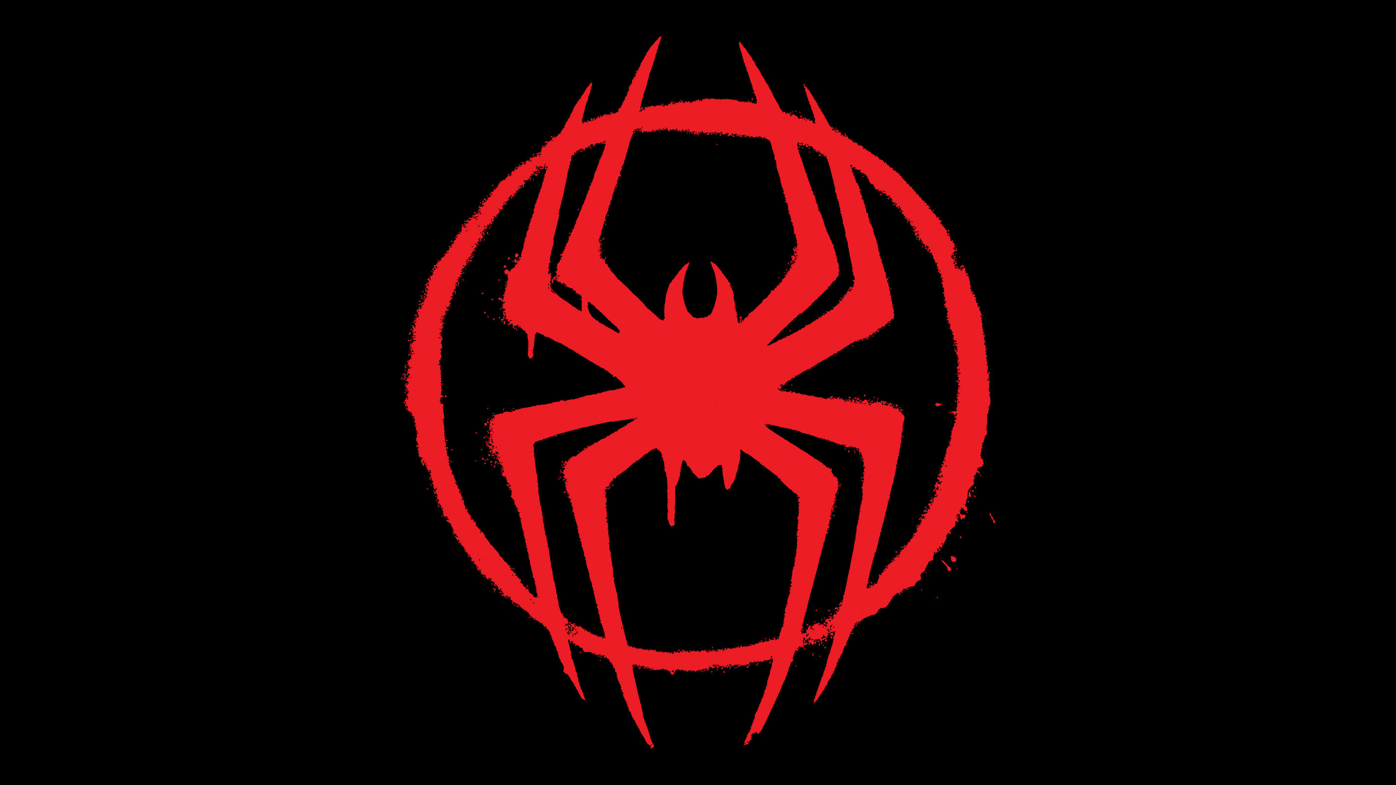 Wallpaper #pDGrNZMB5zzyi_yYSVei438 3840x3840 Resolution Spider Man Across the Spider Verse HD Logo