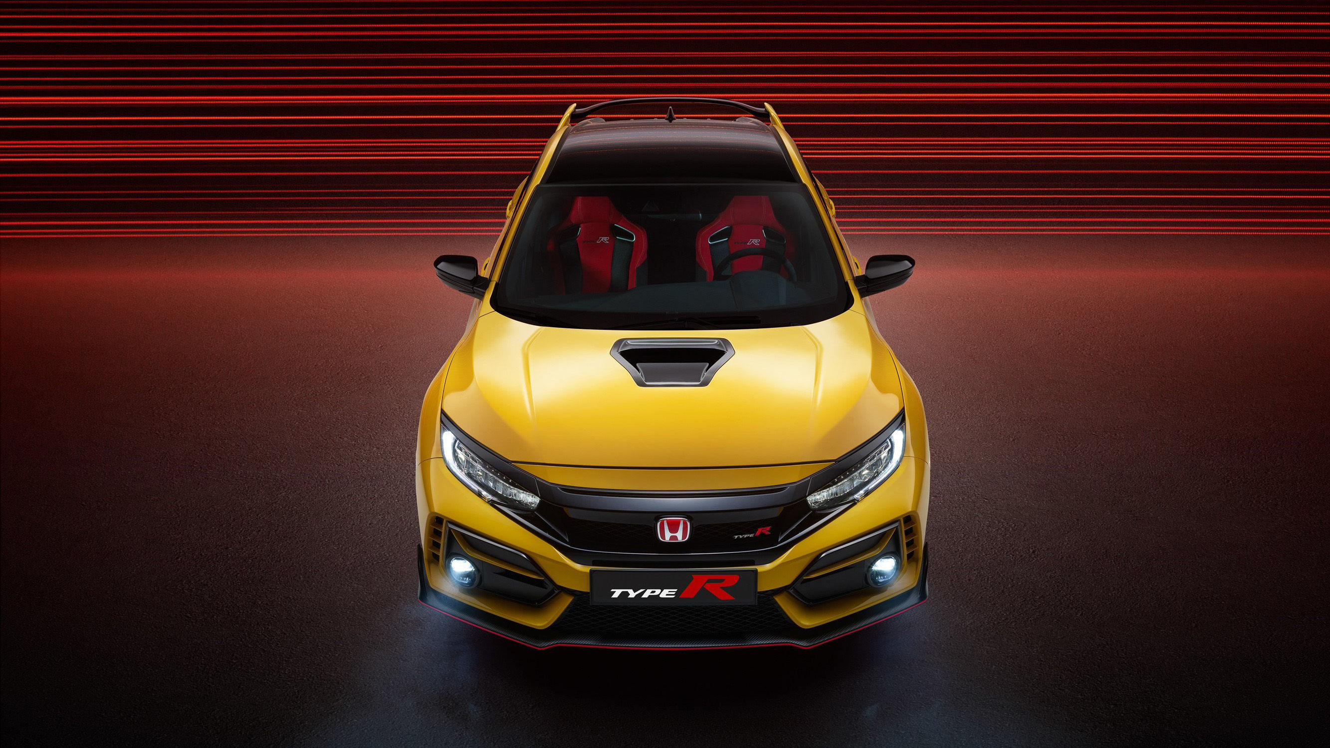 Wallpaper #r0U0l44B7YBJg1BVZKDq22 Yellow Honda Civic Type R