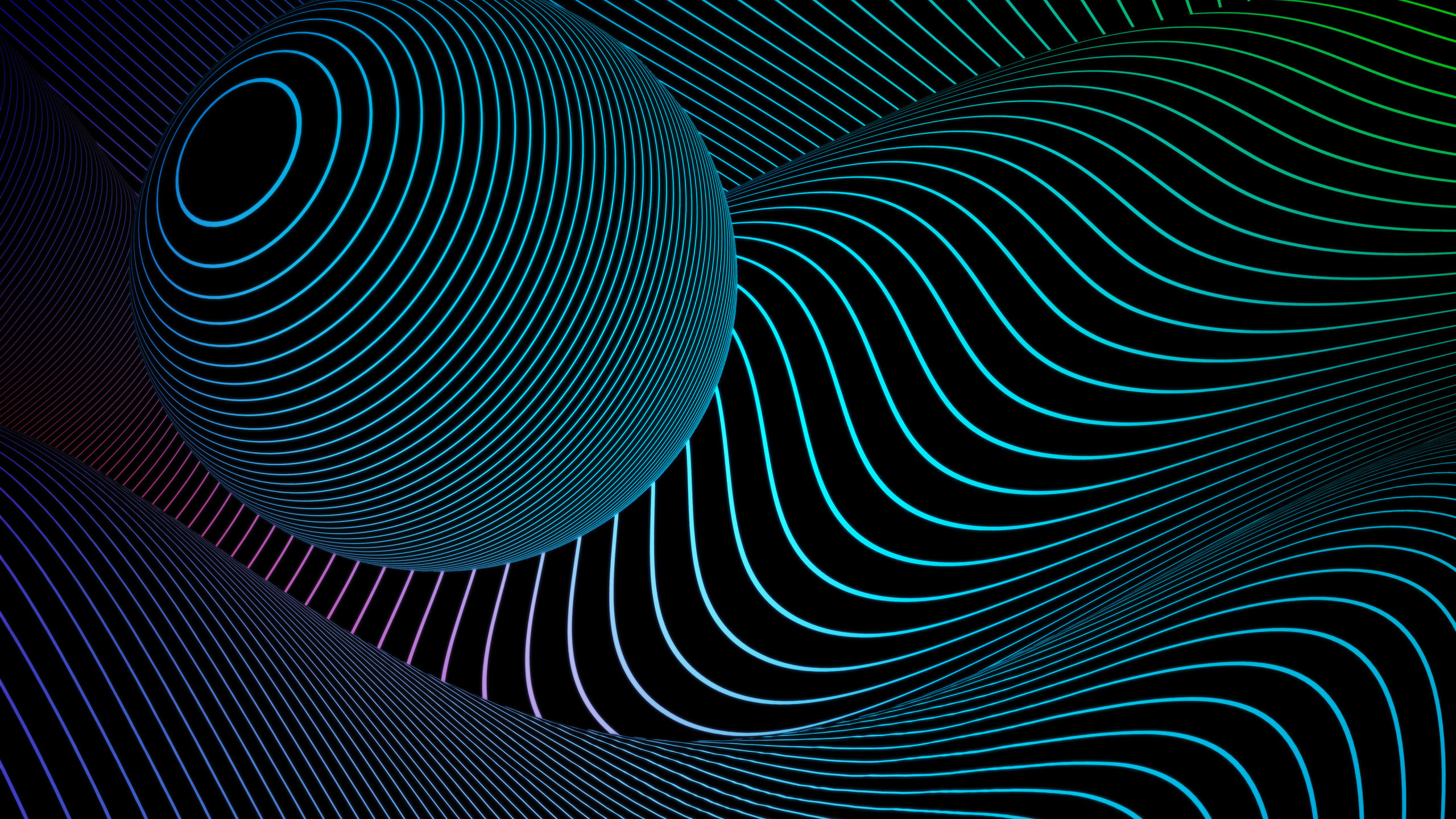 Wallpaper #1GfmC5MBSpphPi3-WtvR92 2560x1440 Resolution 3 Dimensional Sphere 4K 1440p Resolution Wallpaper