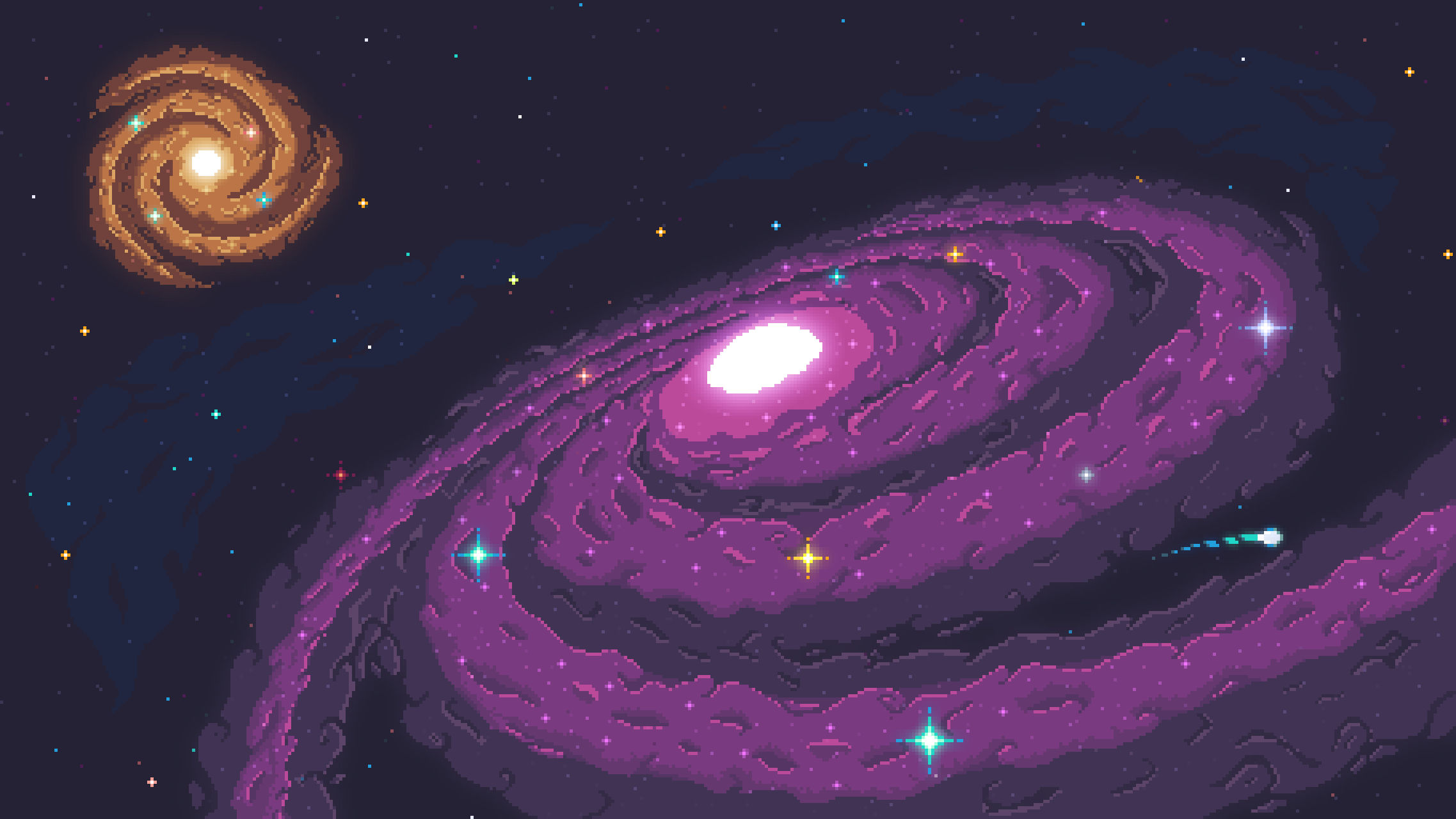Wallpaper #YVanepcBsd6xcFiEltxK144 Galaxies Pixel Art Wallpaper HD Artist 4K Wallpapers Images and