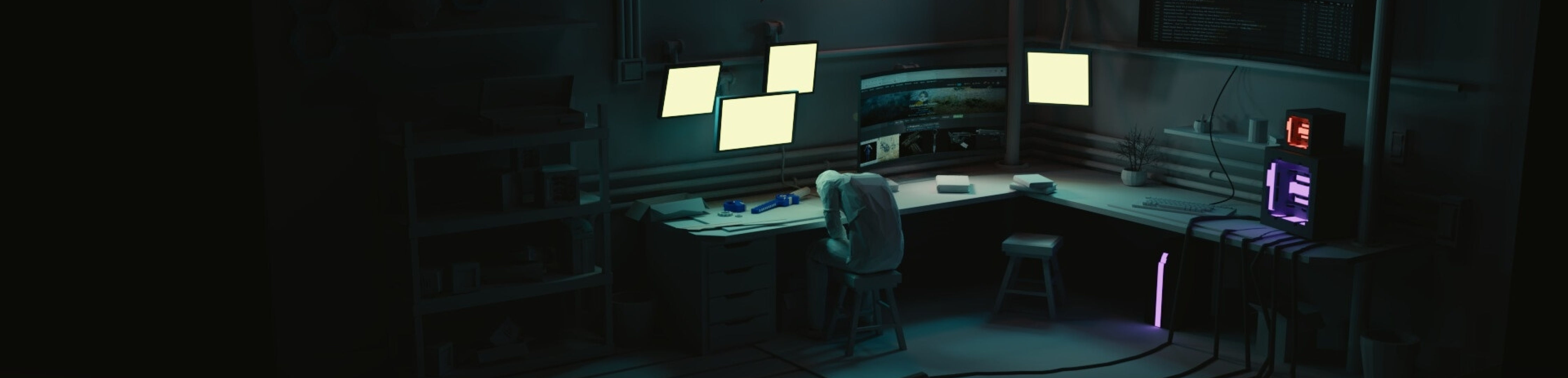 Wallpaper #o4sodJcBcm9NJah-bXV_30 4480x1080 Resolution Game Over Hacker Setup 4480x1080 Resolution