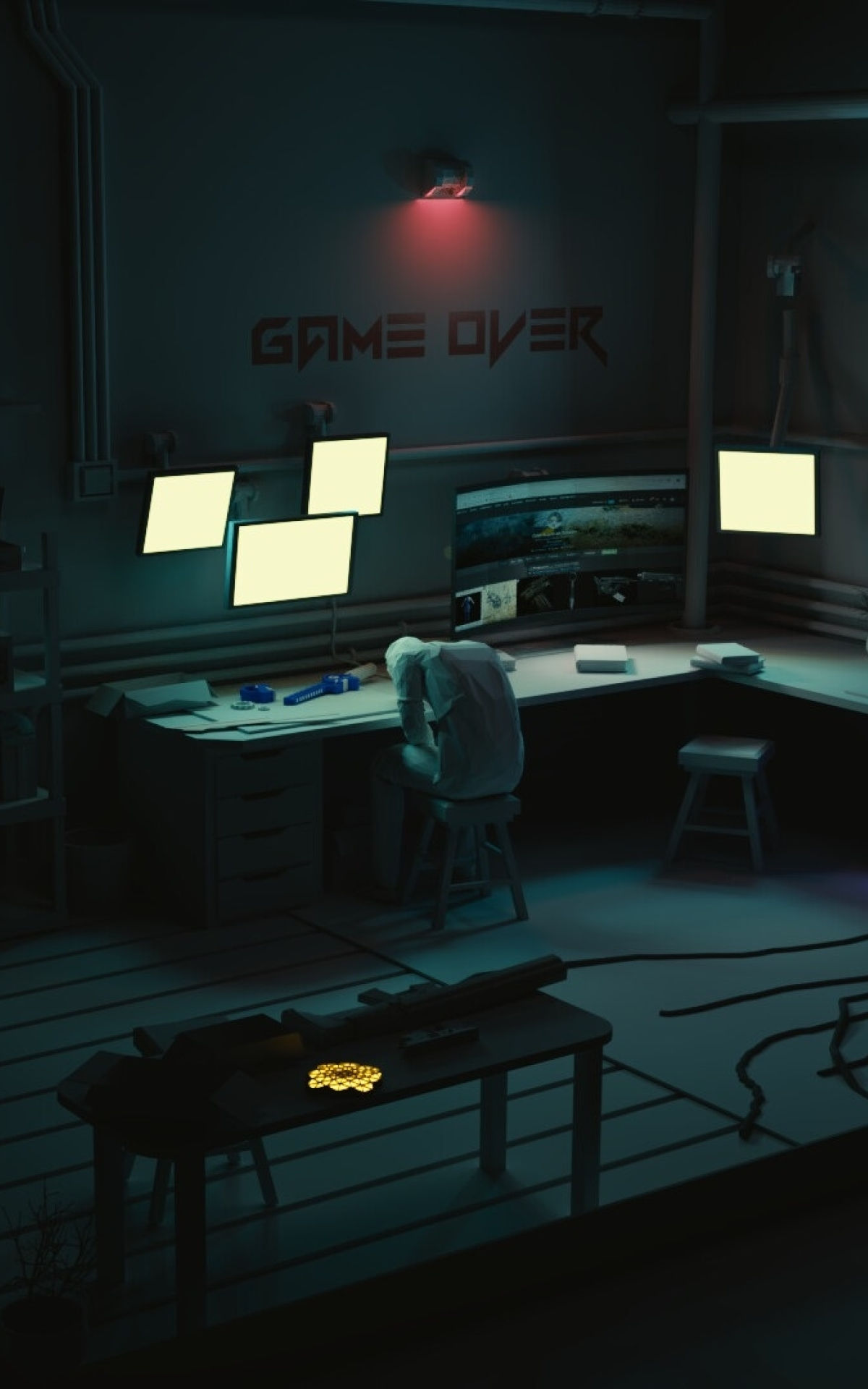 Wallpaper #o4sodJcBcm9NJah-bXV_42 1200x1920 Resolution Game Over Hacker Setup 1200x1920 Resolution