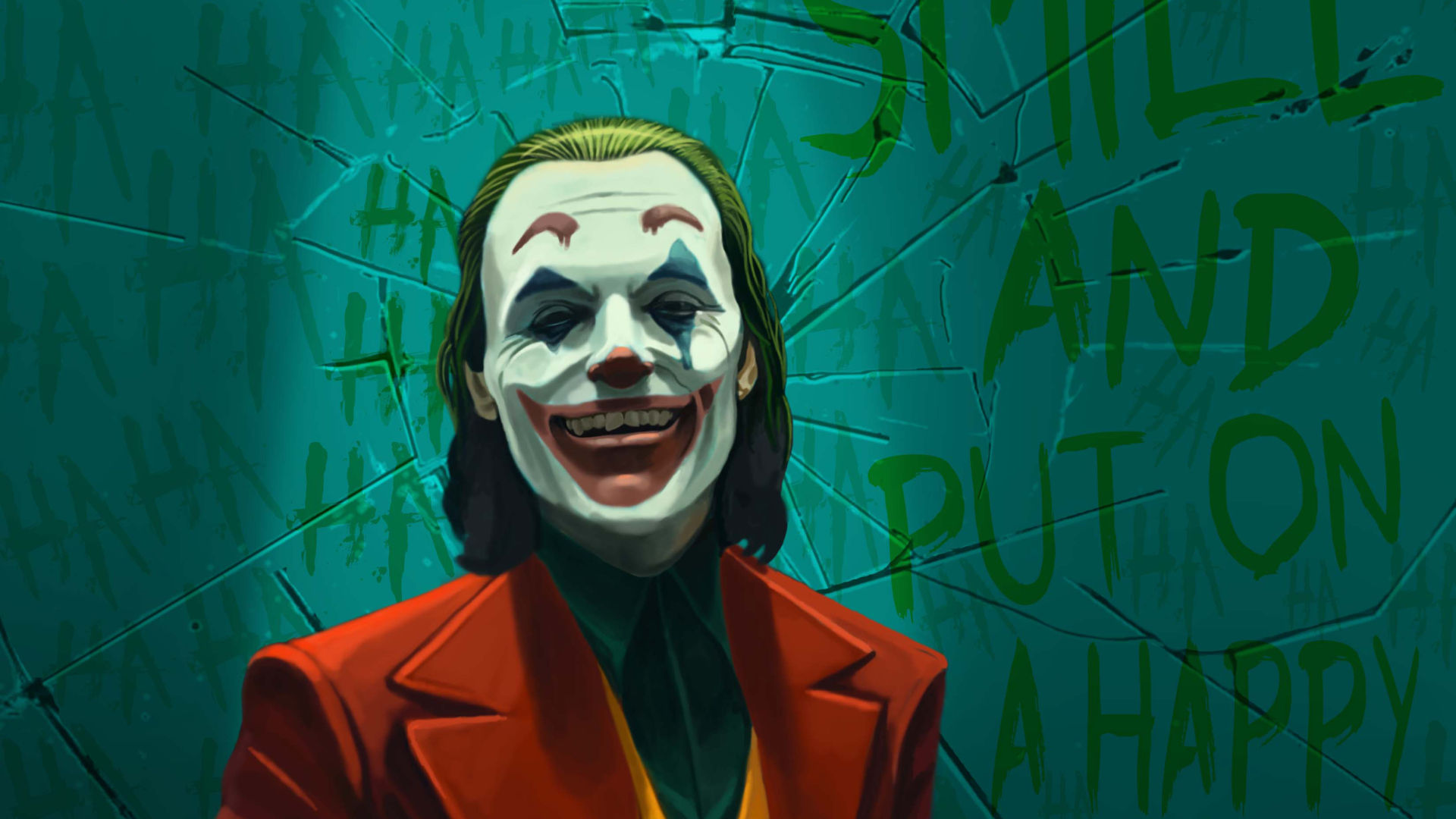 Wallpaper #_32W9I4Bnwiau_P6aA_G26 1920x1080 Joker Hahaha 1080p Laptop Full HD Wallpaper HD Superheroes