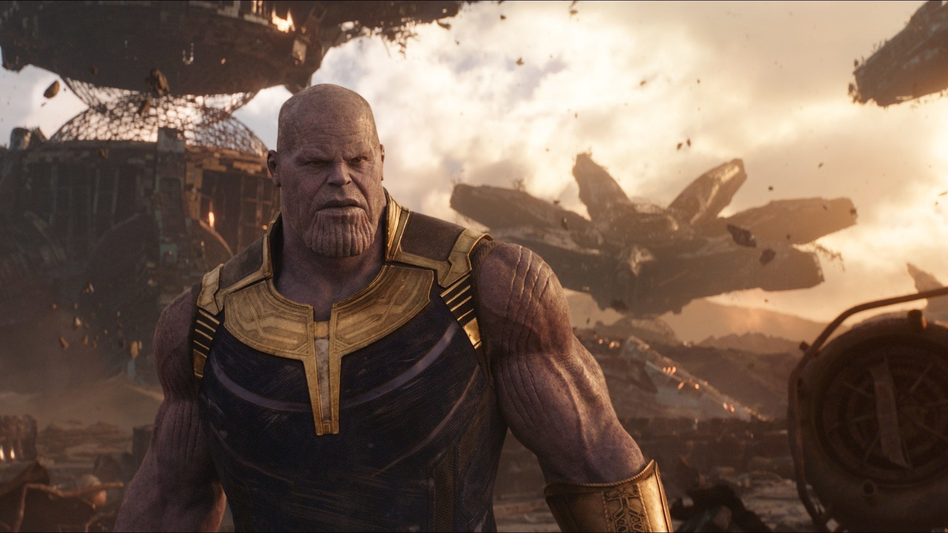 Wallpaper #G7iwS5IBJvJKYCmEjs8M30 1920x1080 Resolution Josh Brolin as Thanos in Infinity War 1080p Laptop