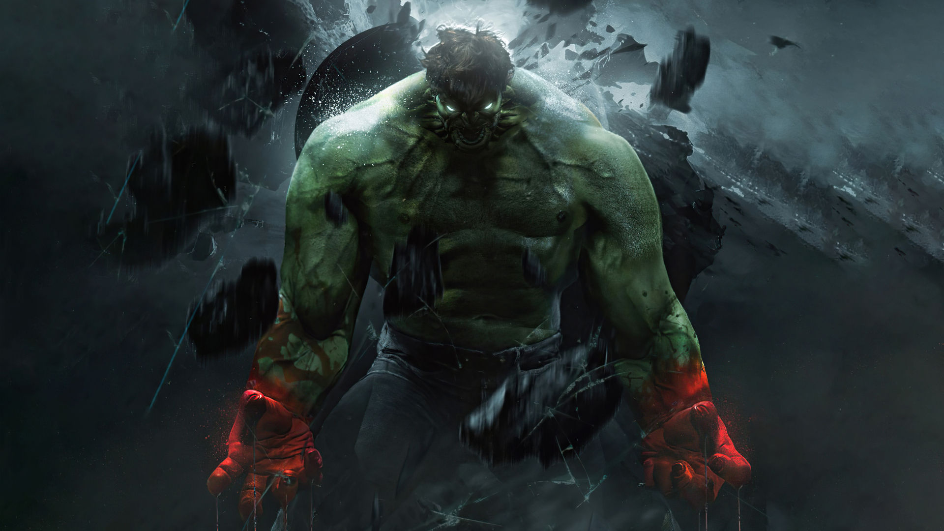 Wallpaper #oVjzM5MBzN9vxX34oTrU194 1920x1080 Resolution Angry Hulk 4K 1080p Laptop Full HD Wallpaper