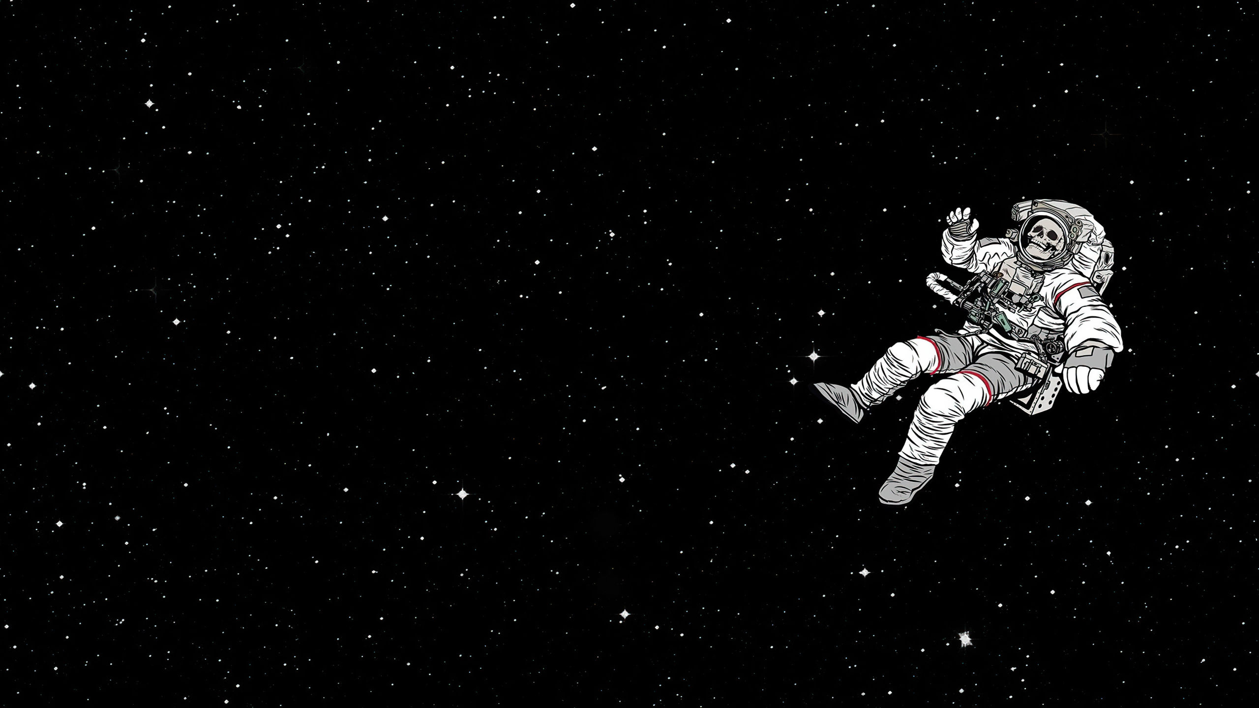 Wallpaper #2mfKApMBSpphPi3-qbA4231 2560x1440 Resolution Astronaut Skull Space Suit 1440p Resolution