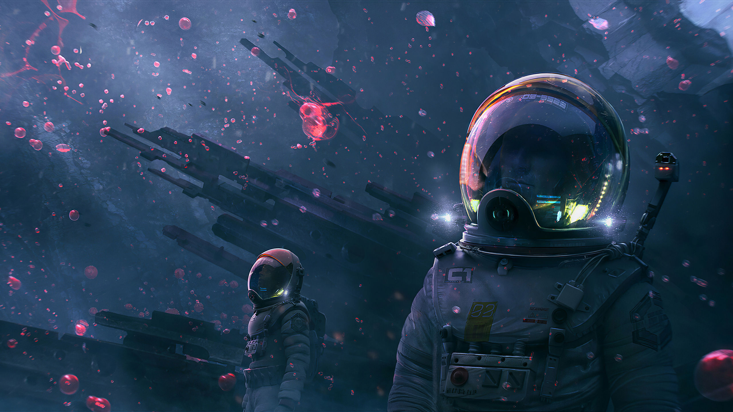 Wallpaper #TOqkVpMBlwTYPL18VRAh237 Astronaut in Space Wallpaper Astronaut 4K Spacesuit Wallpapers