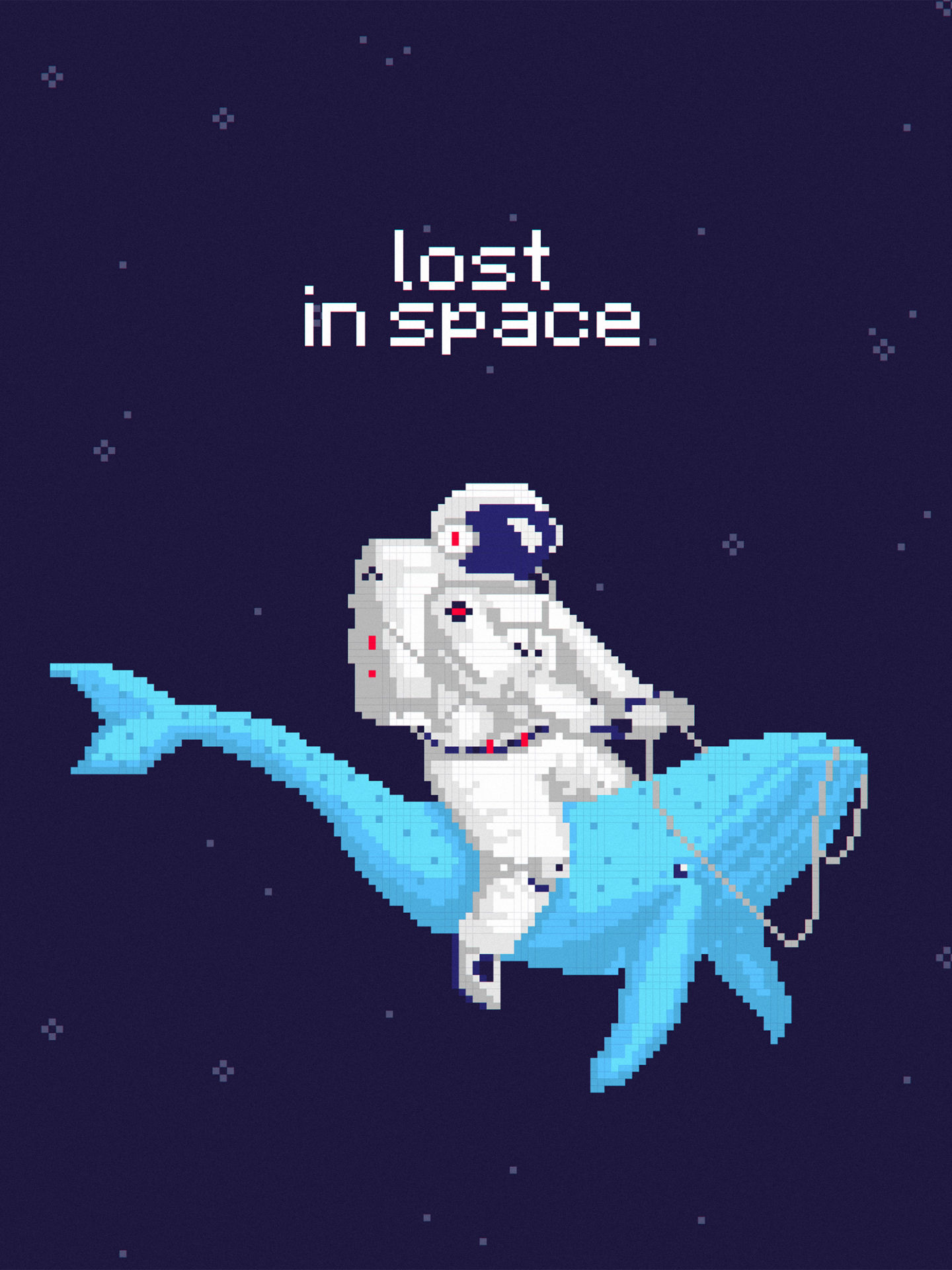 Wallpaper #YjGbNZMB5zzyi_yY1Fda115 1440x1920 Resolution Astronaut 4K Lost in Space Pixel Art 1440x1920