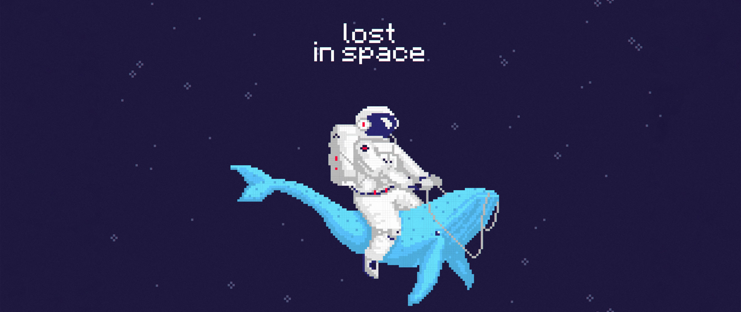 Wallpaper #YjGbNZMB5zzyi_yY1Fda171 2560x1080 Resolution Astronaut 4K Lost in Space Pixel Art 2560x1080